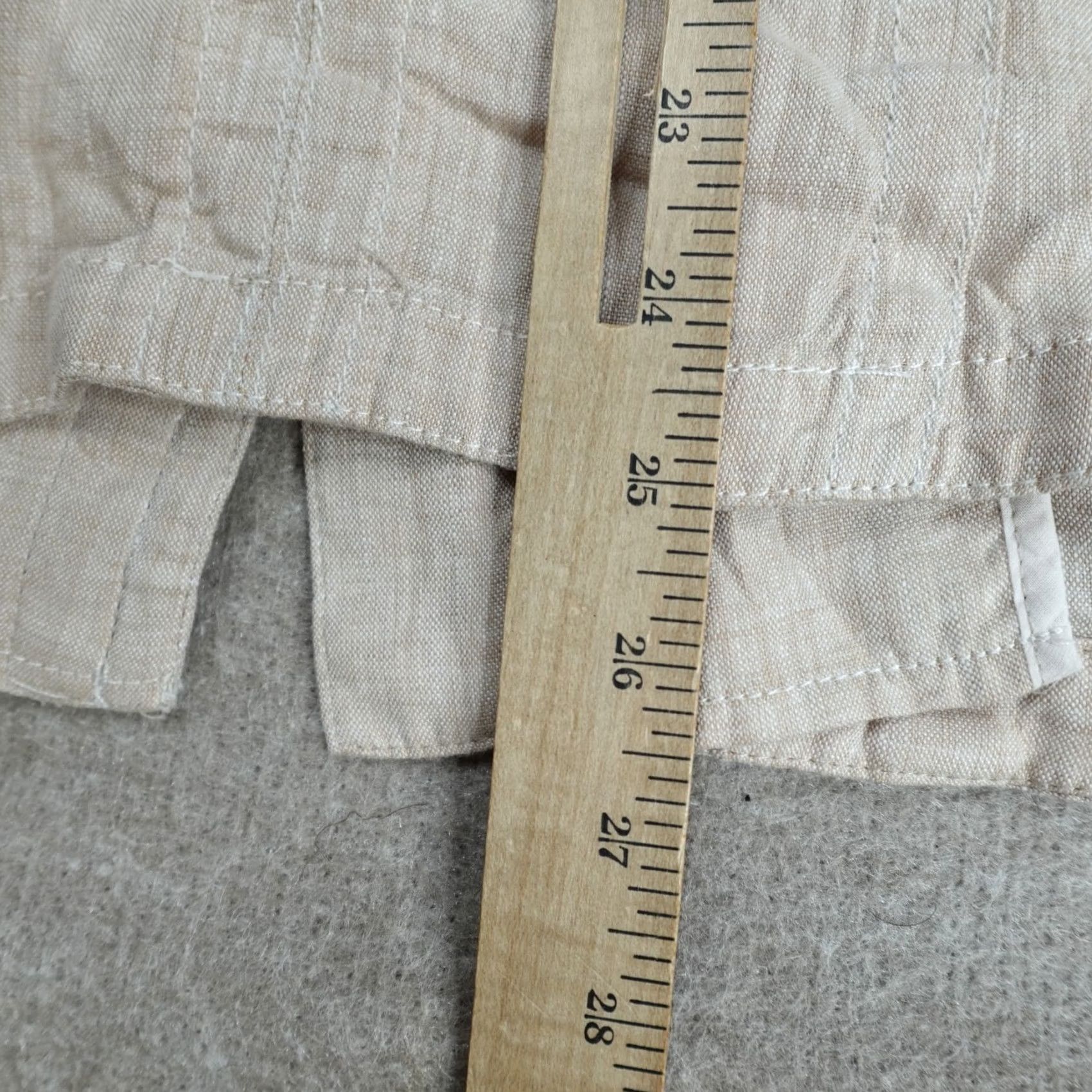 J.McLaughlin J. McLaughlin Jacket Women Beige Linen Solid Small 100% Linen Casual Modern Basic Jacket Womens Small Beige Linen Solid 100% Linen Size S / US 4 / IT 40 - 6 Thumbnail