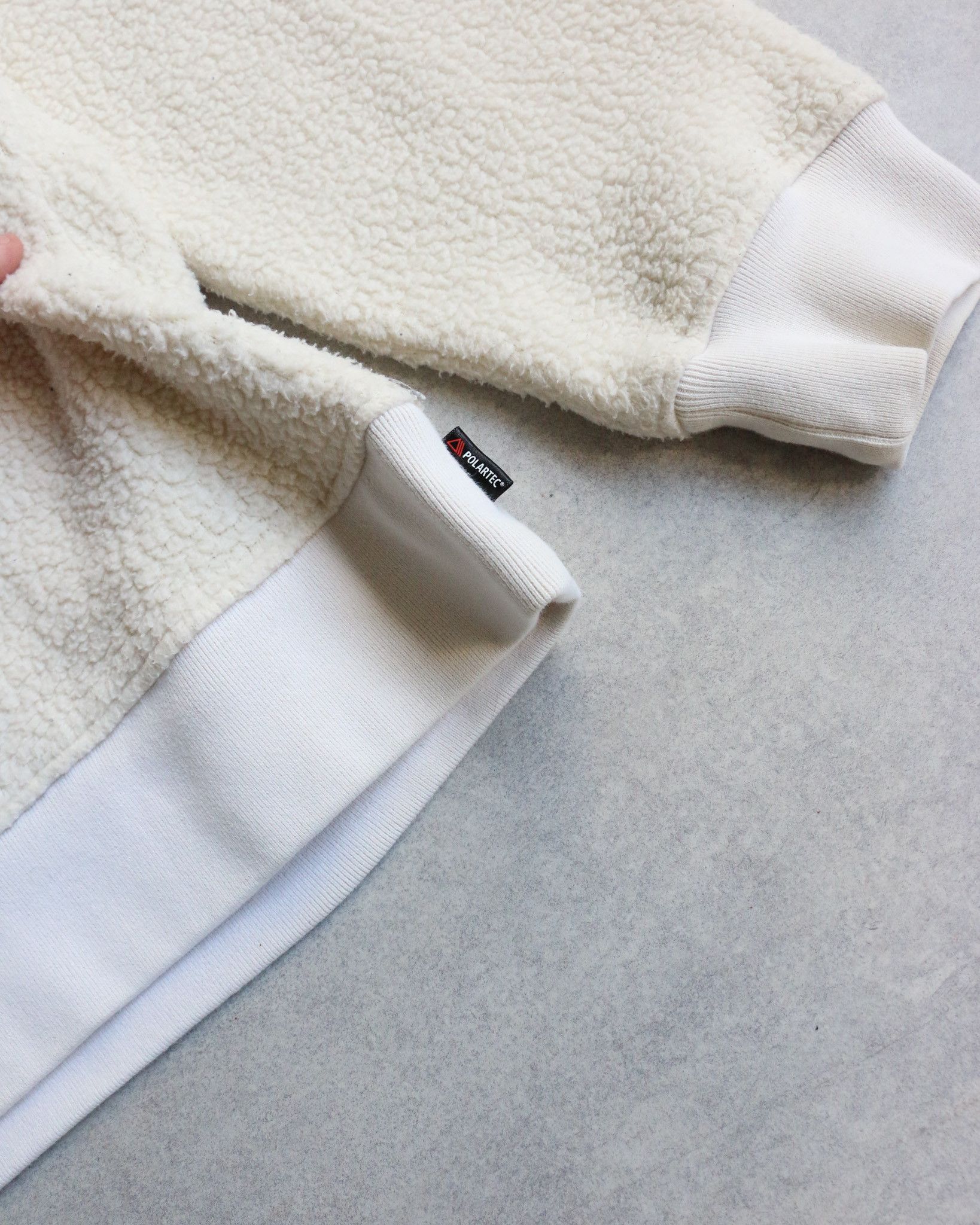 Supreme Supreme Polar Tech Fleece Arc Crewneck Natural Size US XL / EU 56 / 4 - 4 Thumbnail