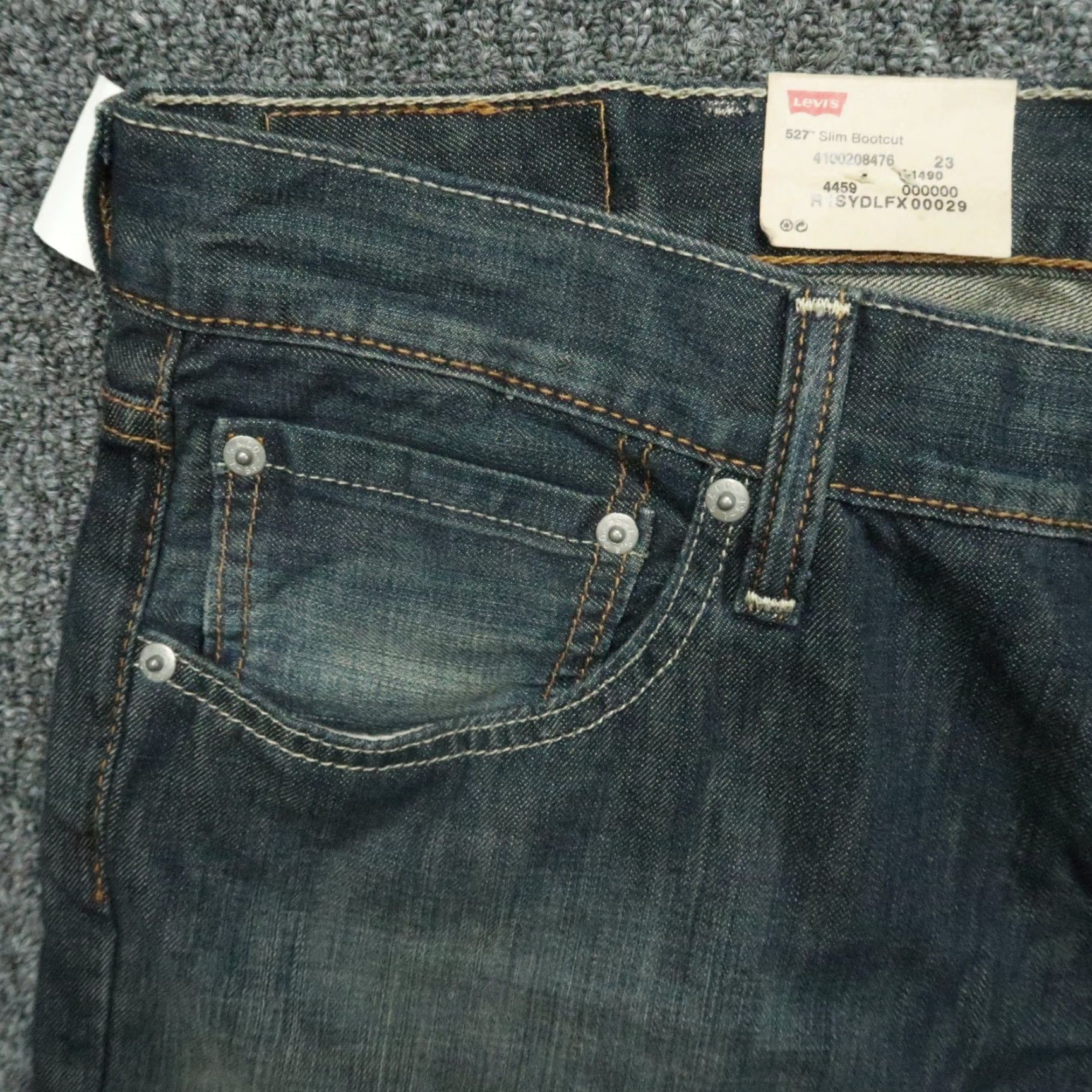 Levi's Levi's Jeans Mens 42x32 527 Slim Bootcut 5-Pocket Denim Blue Cotton Jeans Regular Size US 42 / EU 58 - 3 Thumbnail