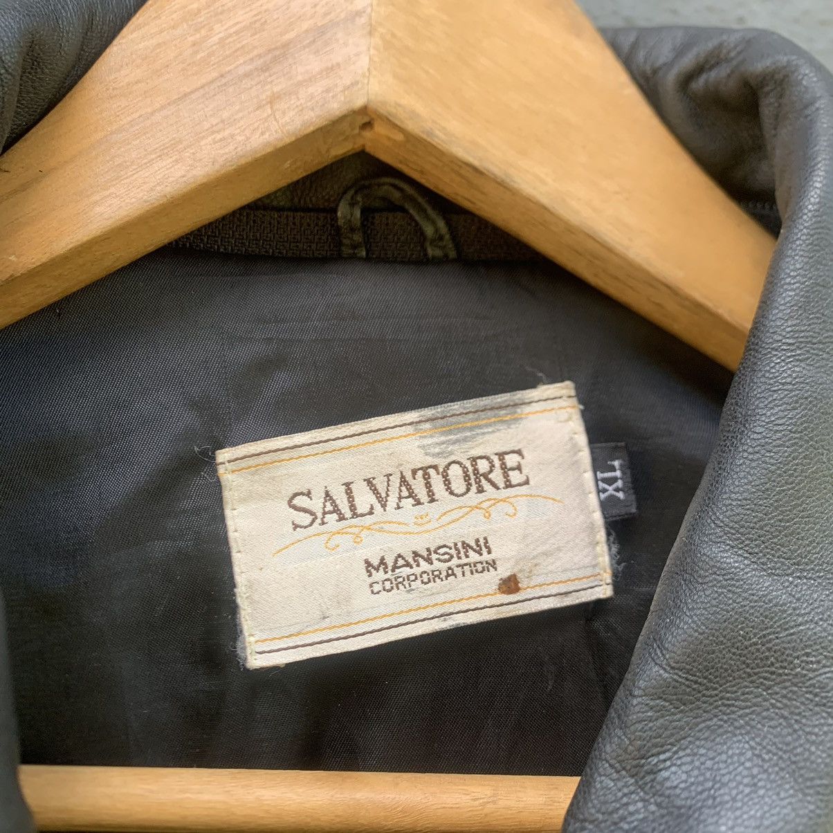 Japanese Brand Salvatore Mansini Corporation Leather Jacket Size US XL / EU 56 / 4 - 9 Thumbnail