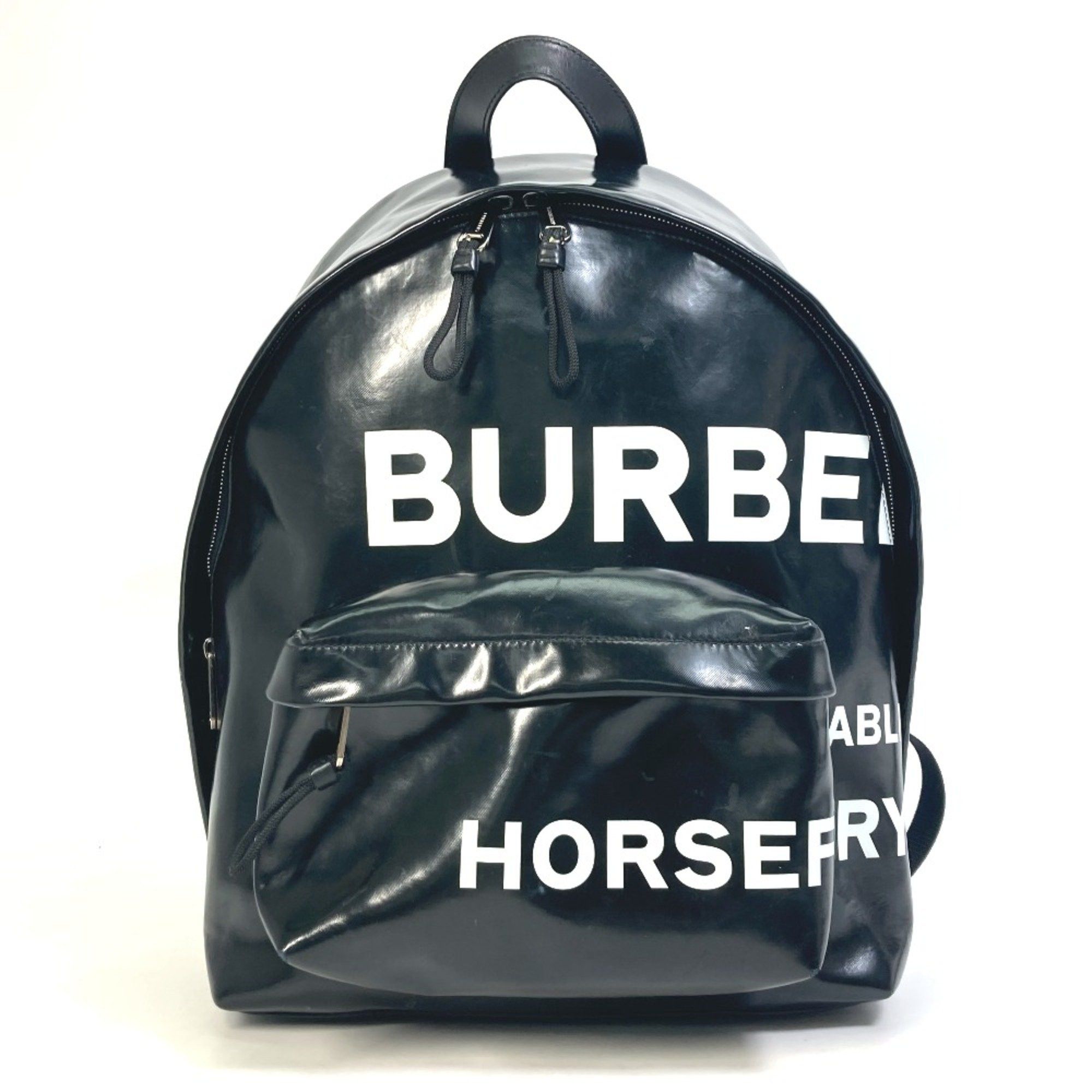 Burberry Burberry 8021908 Backpack Backpack Black White Size ONE SIZE - 1 Thumbnail