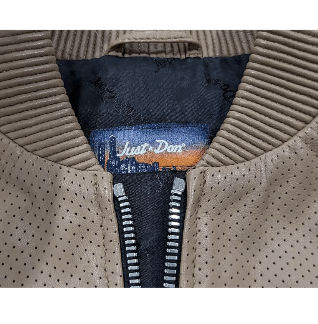 Just Don JUST DON "Dealers" Two Tone Leather Bomber Jacket Brown XL Size US XL / EU 56 / 4 - 2 Thumbnail