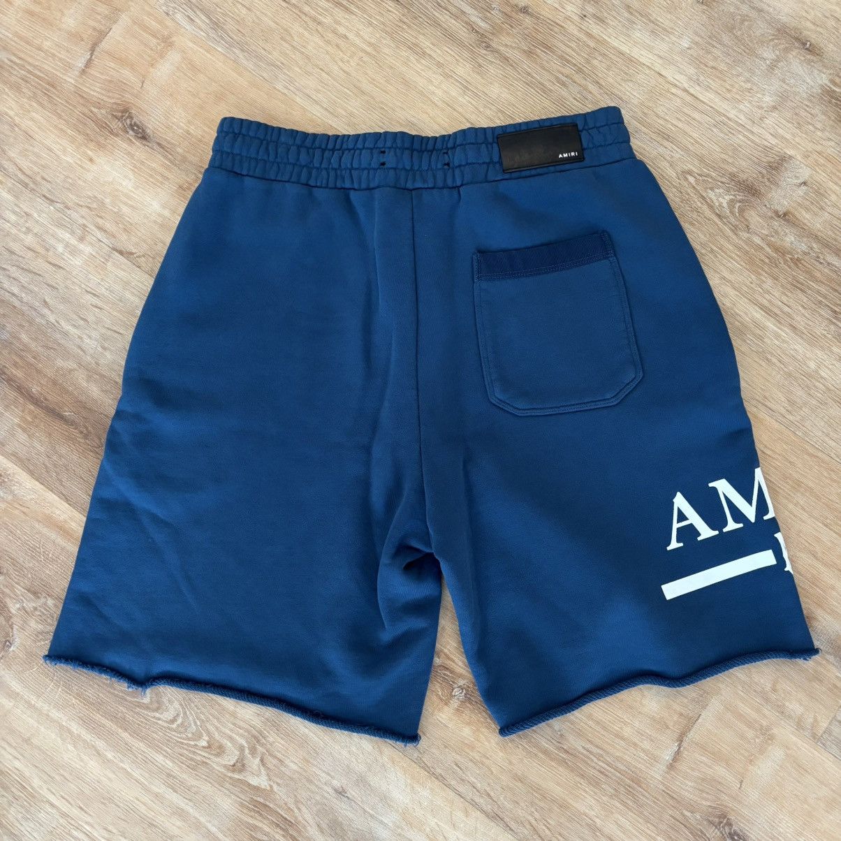 Amiri Amiri Blue MA Bar Logo Shorts Size XL Size US 36 / EU 52 - 2 Thumbnail