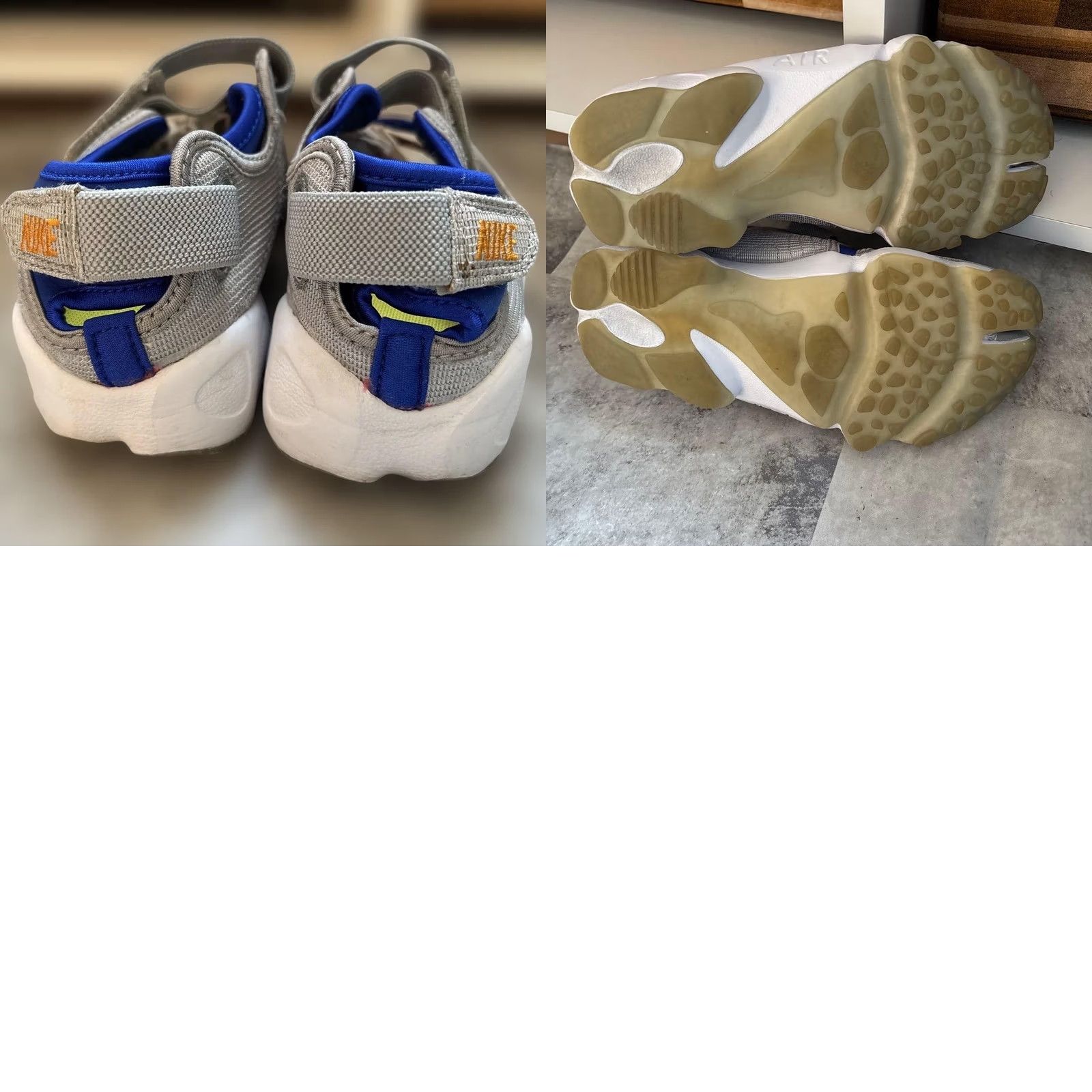Nike Nike Air Rift Tabi Sneakers Sandals Silver Womens 6.0US Sneake Size US 6 / IT 36 - 8 Thumbnail