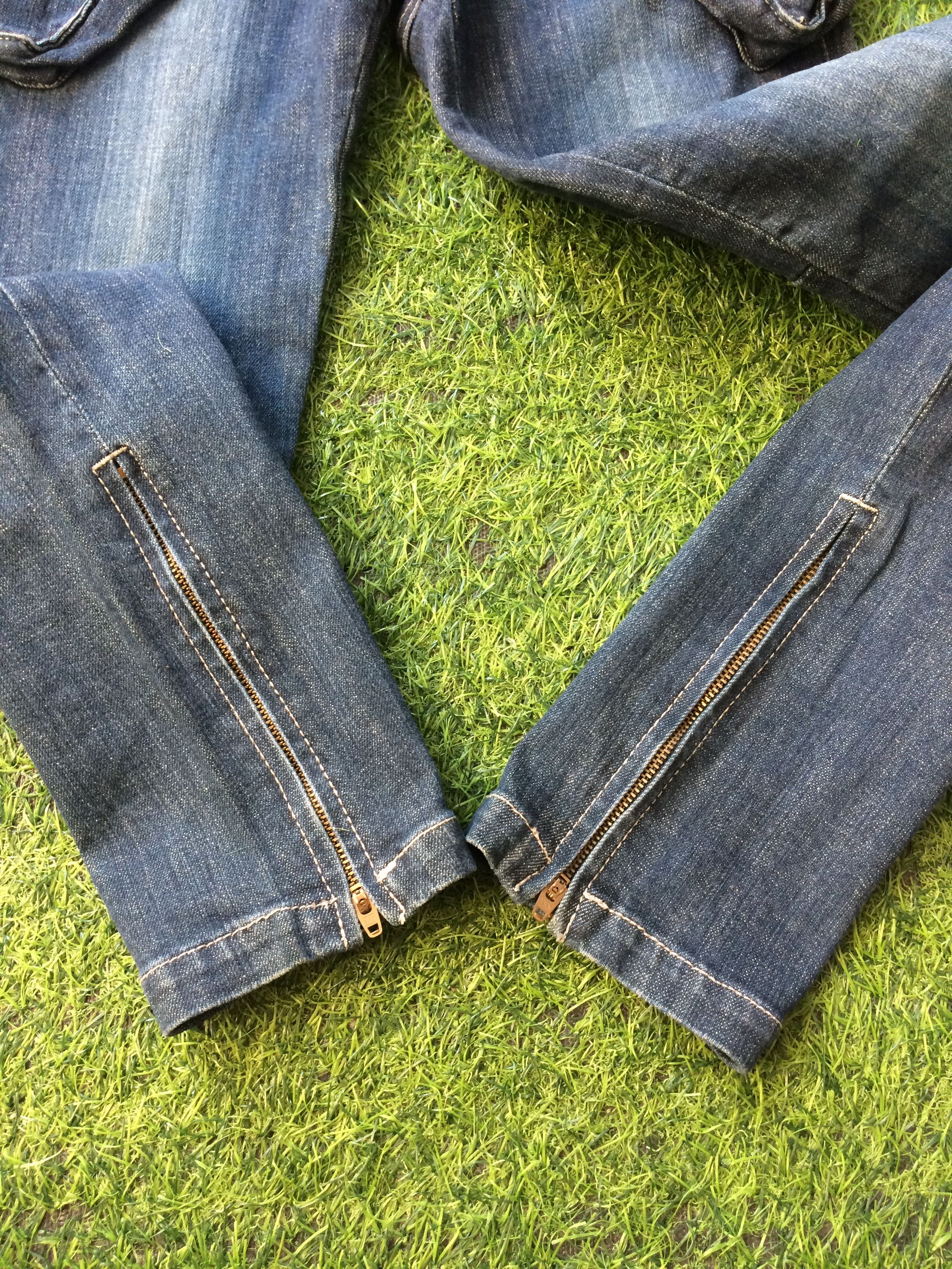 Japanese Skinny Ankle Zipper Jeans #D-602