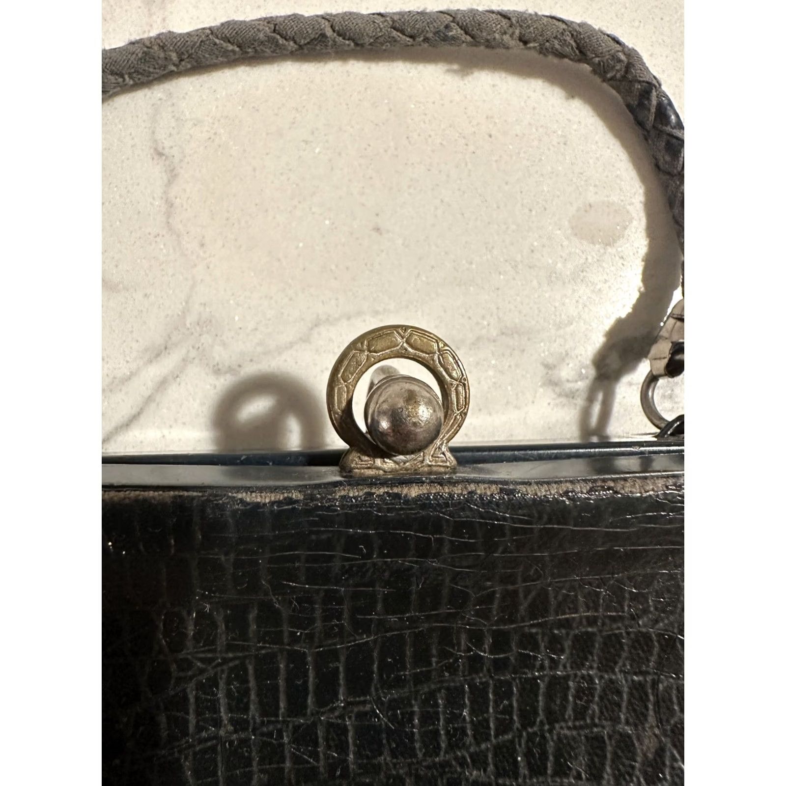Vintage VINTAGE Micky Mouse Coin Purse Wallet Closing Clasp Extremely Old AS IS Black Women Size ONE SIZE - 3 Thumbnail