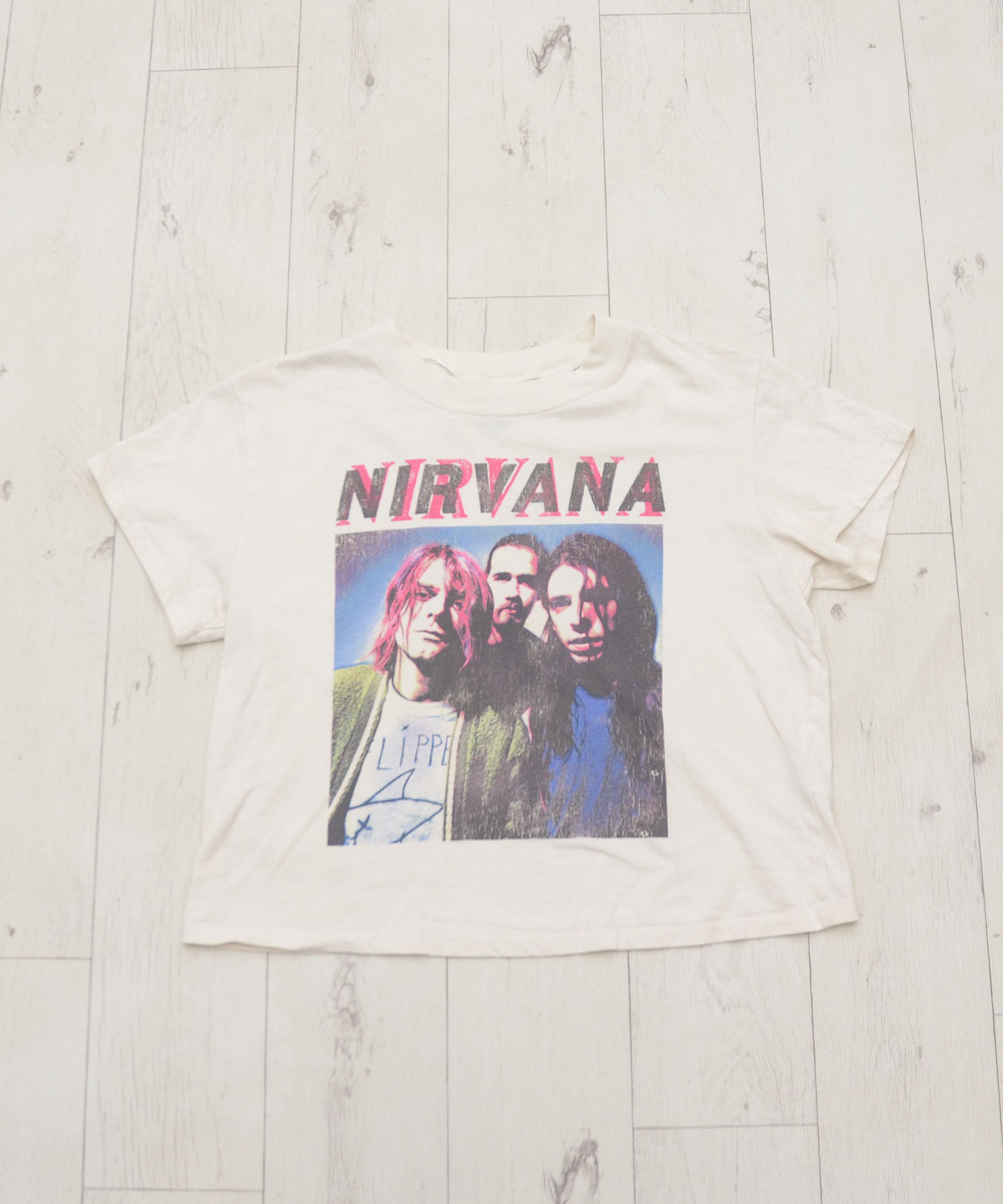 Band Tees × Nirvana Nirvana Vestibule Grunge Band Bootleg Graphic Tee Tshirt 3d Size L / US 10 / IT 46 - 1 Thumbnail