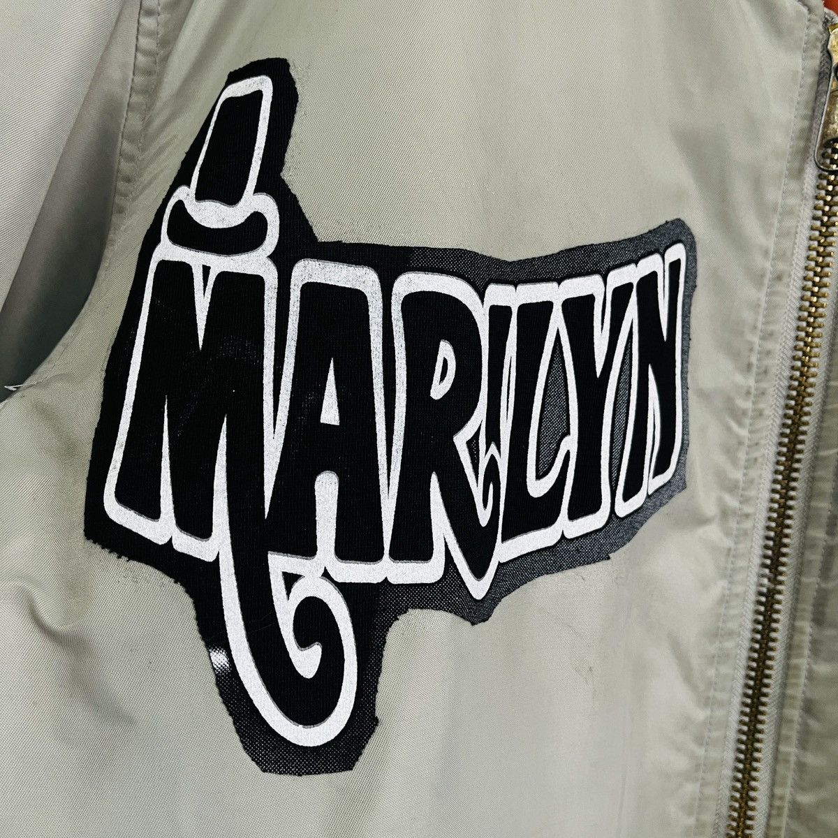 Marilyn Manson Vintage Marilyn Manson Patches Reversible MA-1 Bomber Jacket Size US XL / EU 56 / 4 - 13 Thumbnail