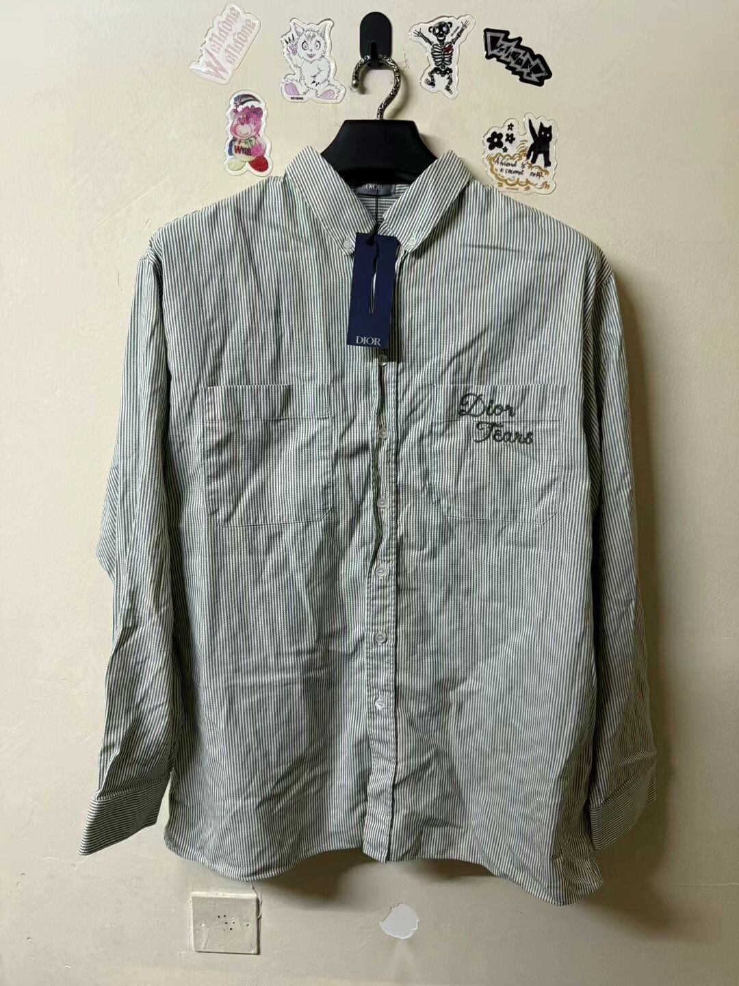 Dior dior long sleeve logo checkered shirt Size US L / EU 52-54 / 3 - 1 Thumbnail