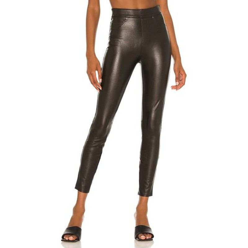 Spanx Spanx Leather-Like Ankle Skinny Pants Noir Black Size Small Size 28" / US 6 / IT 42 - 14 Thumbnail