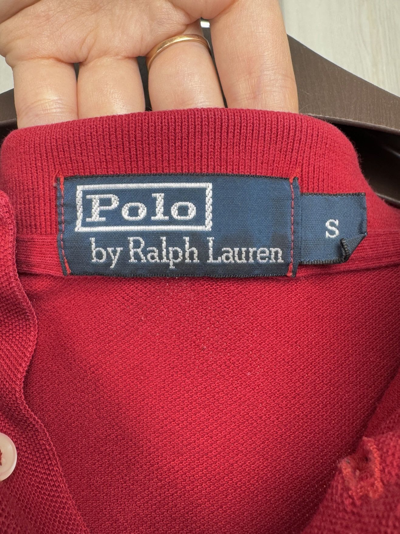 Polo Ralph Lauren Polo Ralph Lauren vintage red small logo polo tee shirt Size US S / EU 44-46 / 1 - 8 Thumbnail