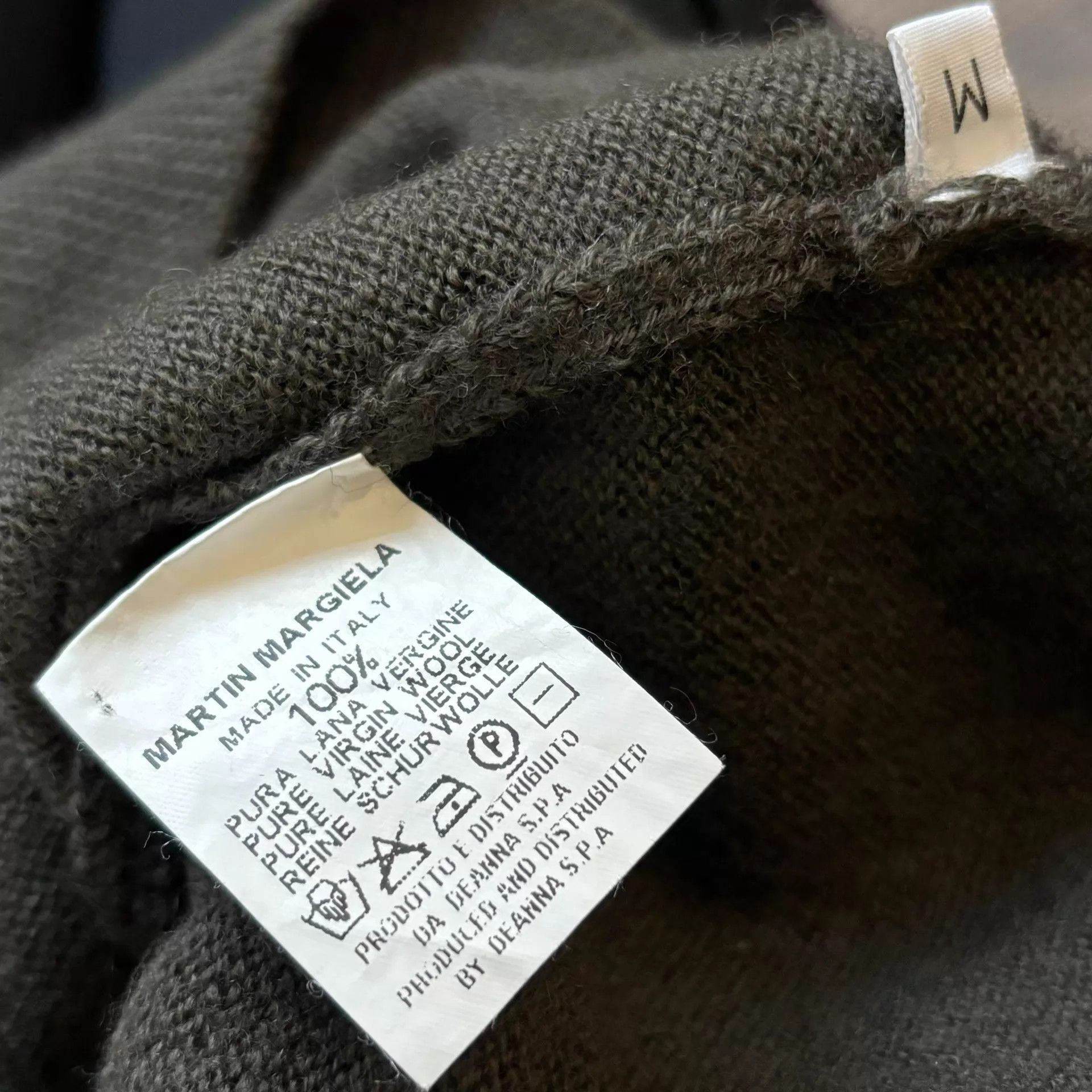 Maison Margiela Black Long-Sleeve Knit Sweater Size M Size US M / EU 48-50 / 2 - 7 Thumbnail