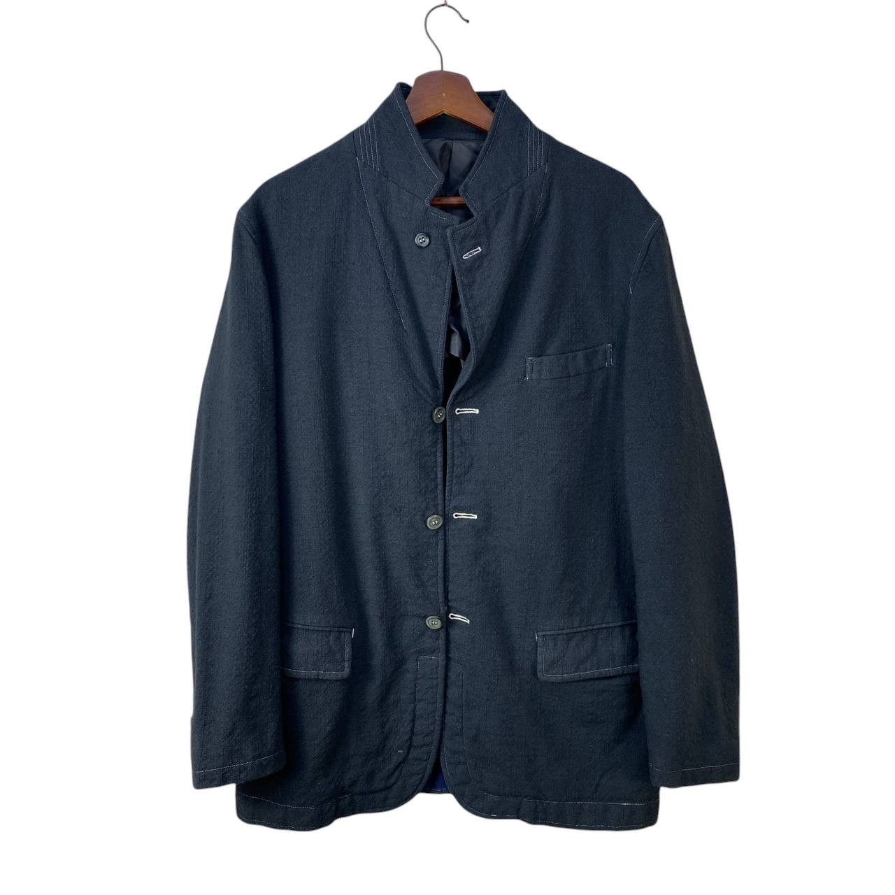 Comme des Garcons Homme AD2001 COMME DES GARCON MINIMALIST WOOL JACKET Size US S / EU 44-46 / 1 - 1 Thumbnail