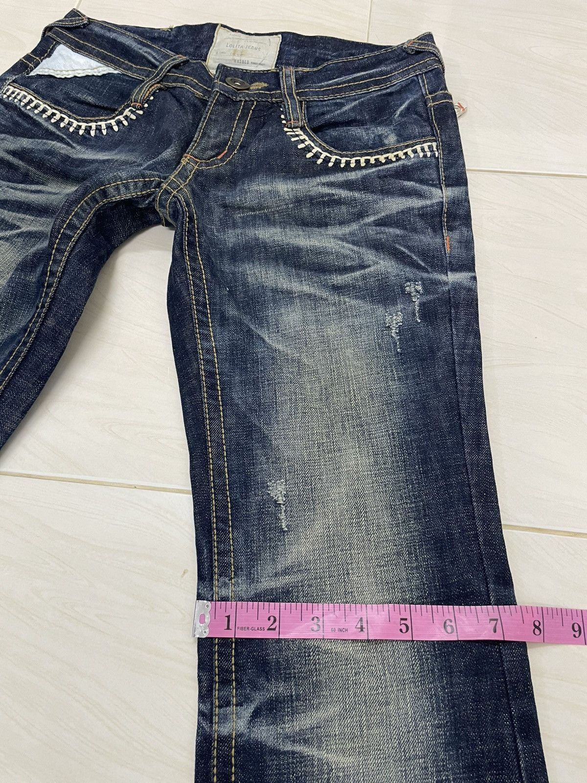 Tornado Mart Vintage Lolita Club By Concert Club Bootcut Denim Jeans Size US 30 / EU 46 - 7 Thumbnail