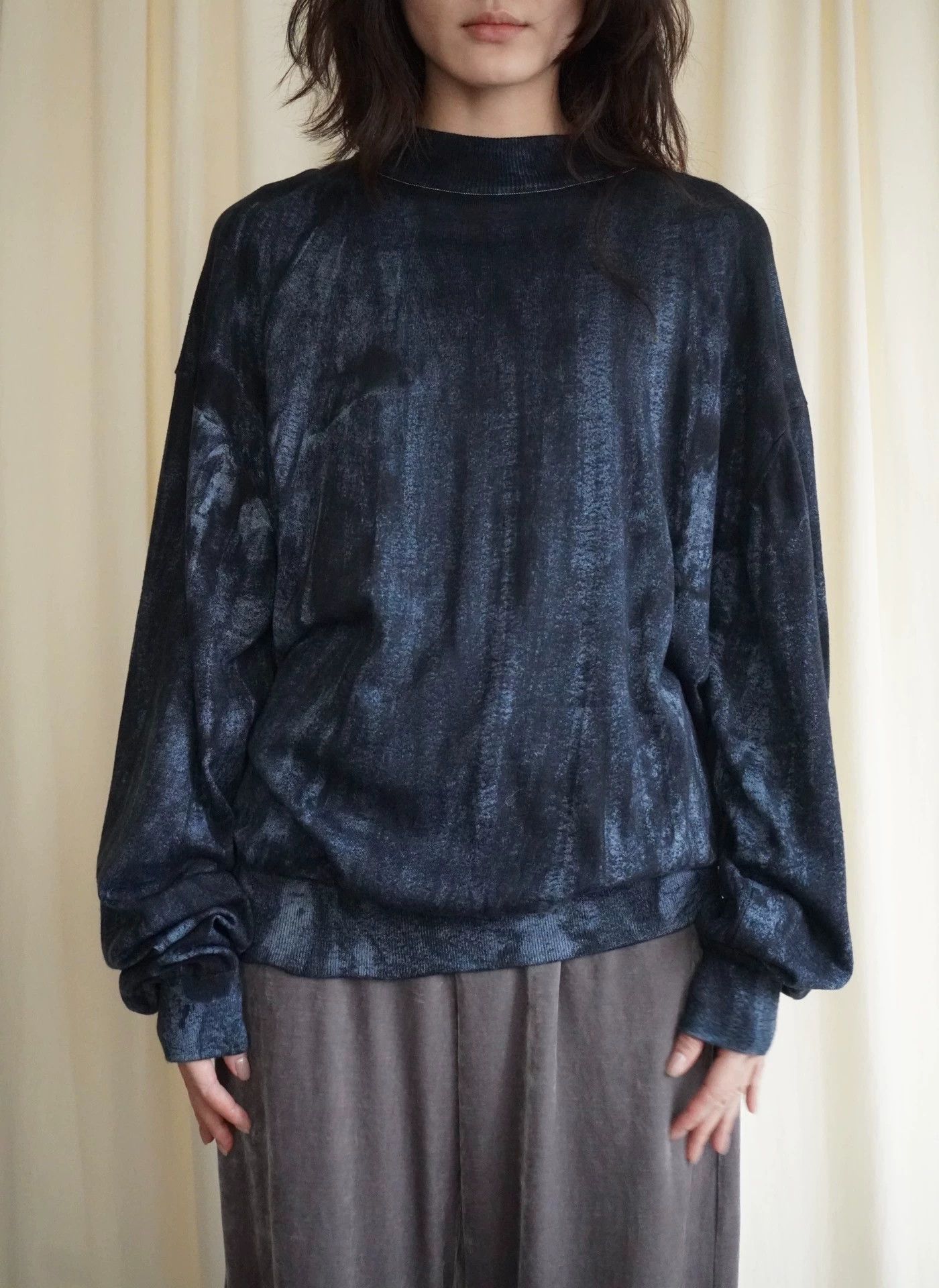 Issey Miyake 1994 Issey Miyake Tie-Dye Ink Drip Top ML Size M / US 6-8 / IT 42-44 - 7 Thumbnail