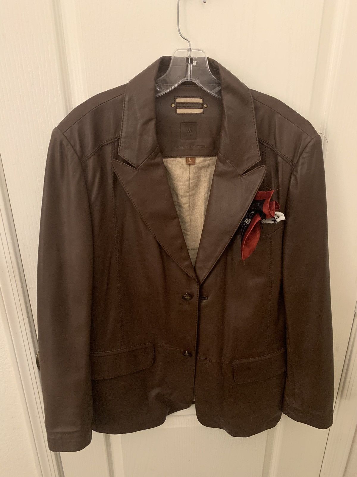 Vintage Beautiful genuine leather jacket Size US L / EU 52-54 / 3 - 1 Thumbnail