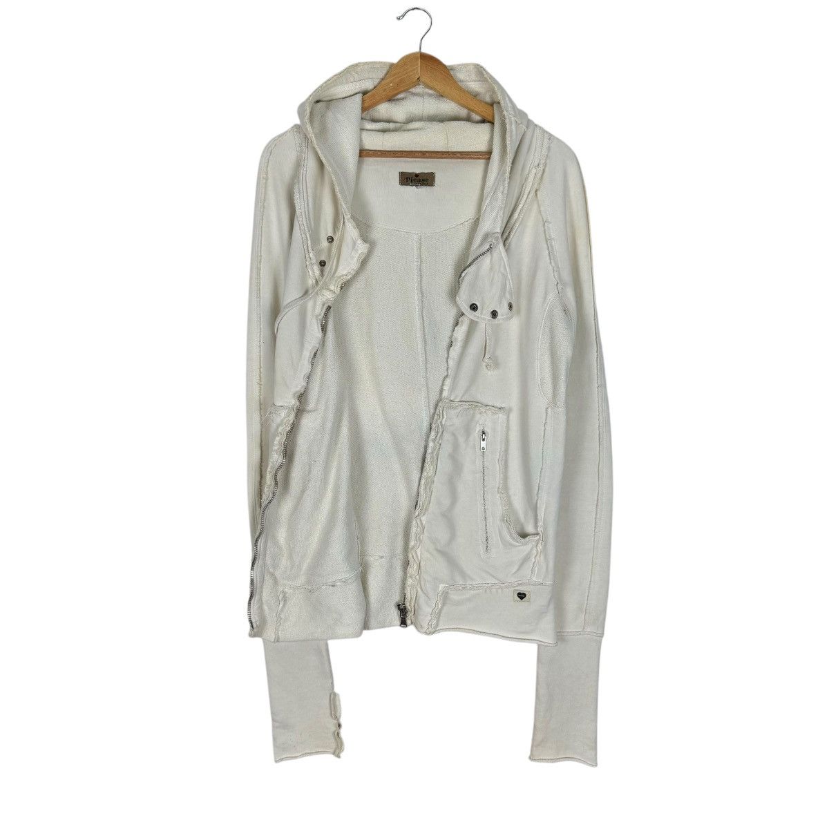 If Six Was Nine ☀️PLEASE HOODIE DISTRESSED BONO SWEATER JACKET Size US S / EU 44-46 / 1 - 11 Thumbnail