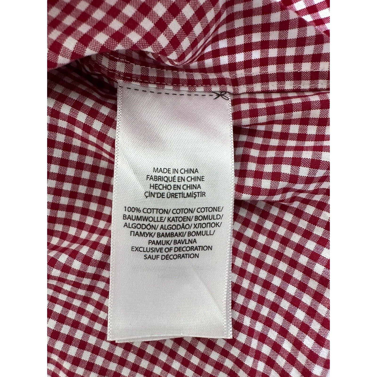 Ralph Lauren Ralph Lauren VINTAGE, Button Up XL Red/White Check Navy Pony Size US XL / EU 56 / 4 - 6 Thumbnail