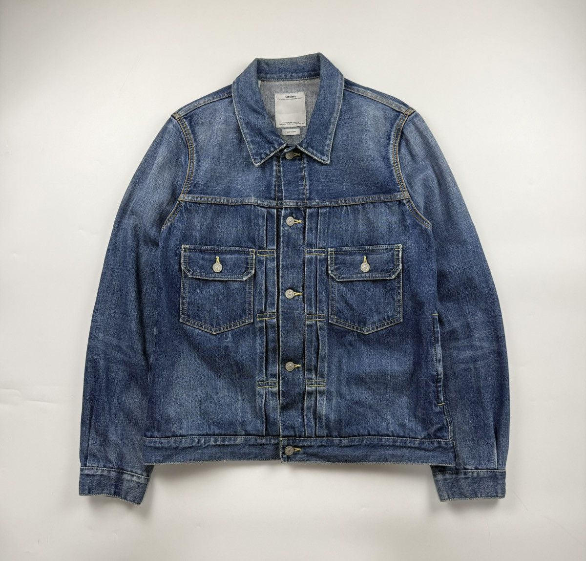 Visvim Visvim F/W’17 SS 101 Damaged Denim Jacket Size US M / EU 48-50 / 2 - 2 Thumbnail