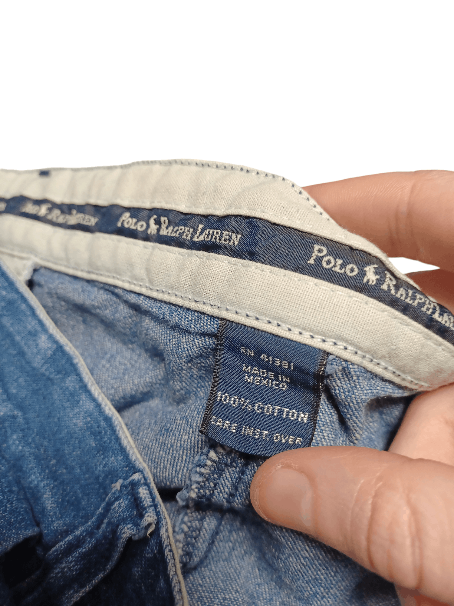 Polo Ralph Lauren POLO RAPH LAUREN VINTAGE MADE IN MEXICO WIDE JEANS Size US 34 / EU 50 - 5 Thumbnail