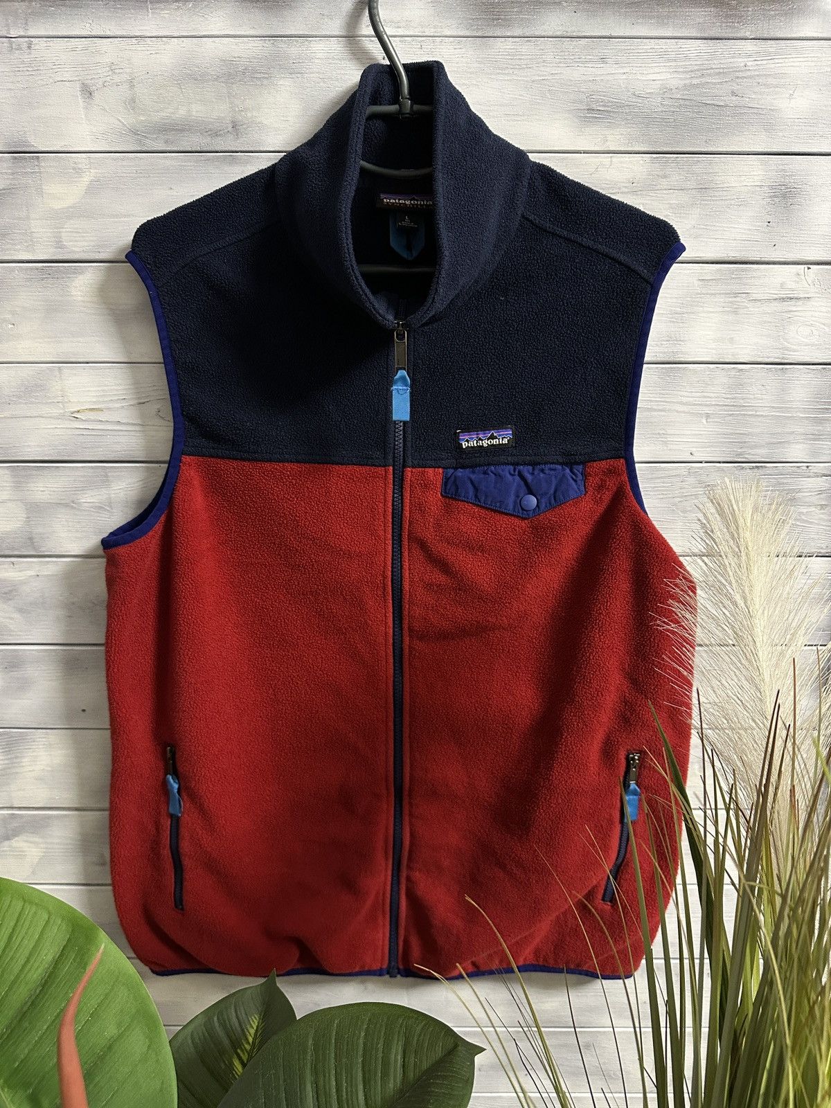 Rare Fleece Vest Patagonia Synchilla Outdoor Size L