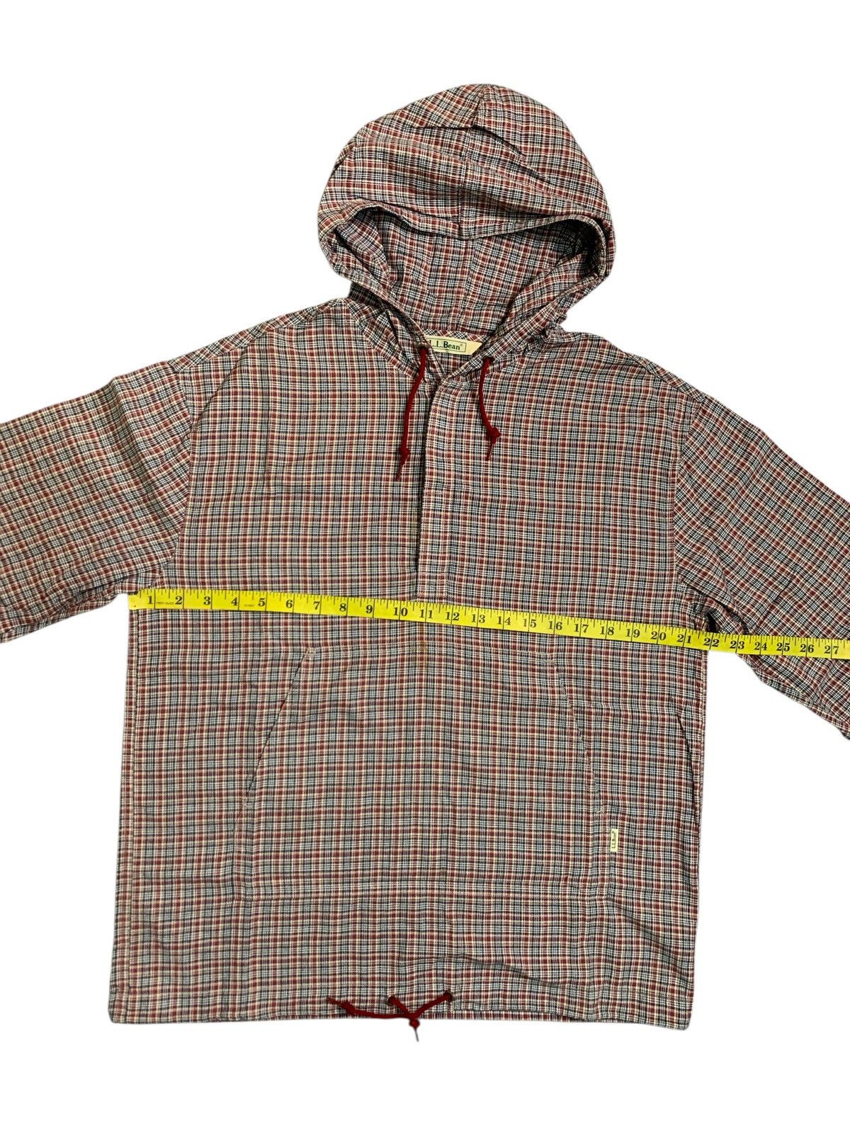 L.L. Bean Rare Design Vintage L.L.Bean Plaid Anorak Jacket Size M / US 6-8 / IT 42-44 - 8 Thumbnail