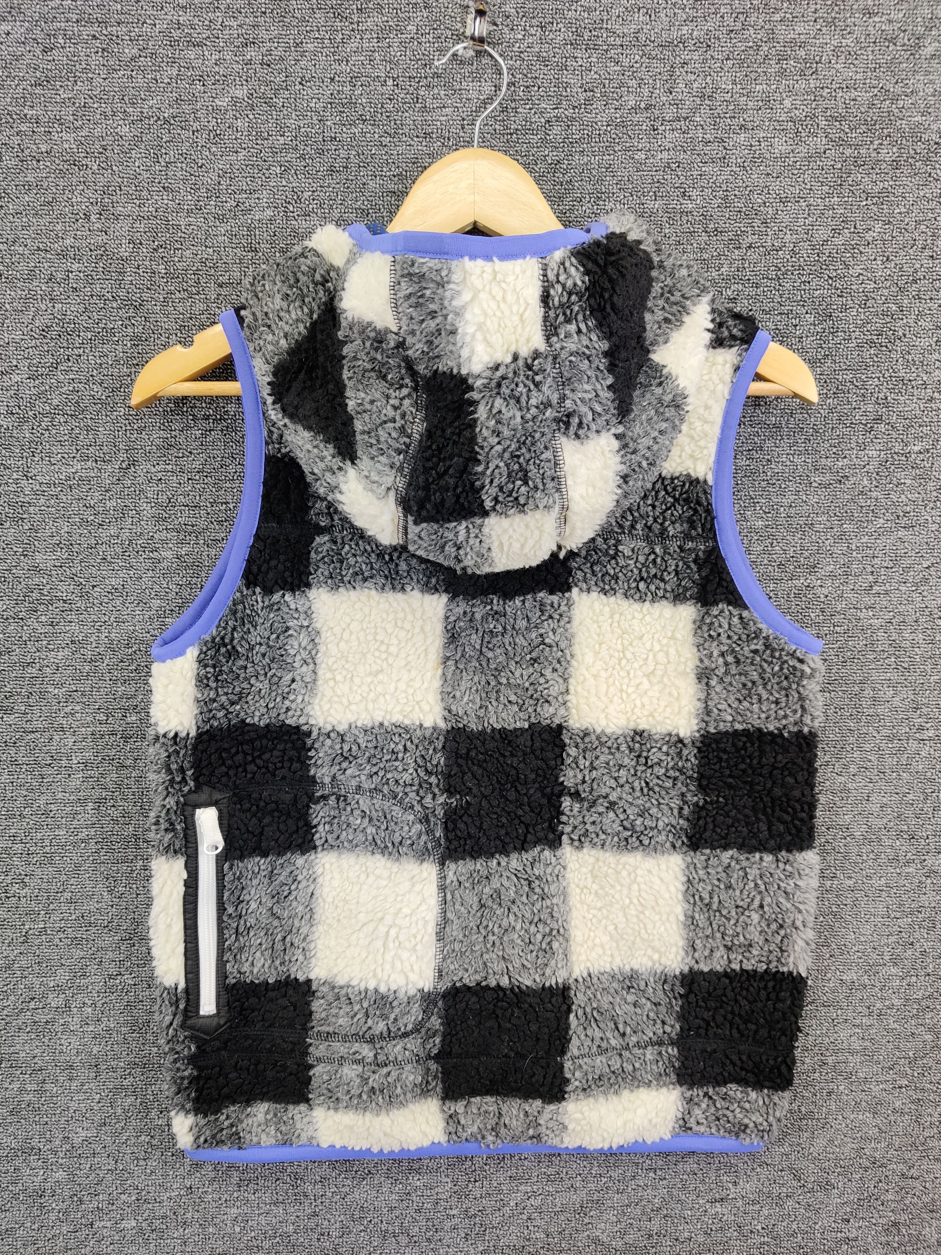 Japanese Brand X-Girl Fleece Sherpa Deep Pile Hoodie Vest Size US S / EU 44-46 / 1 - 5 Thumbnail