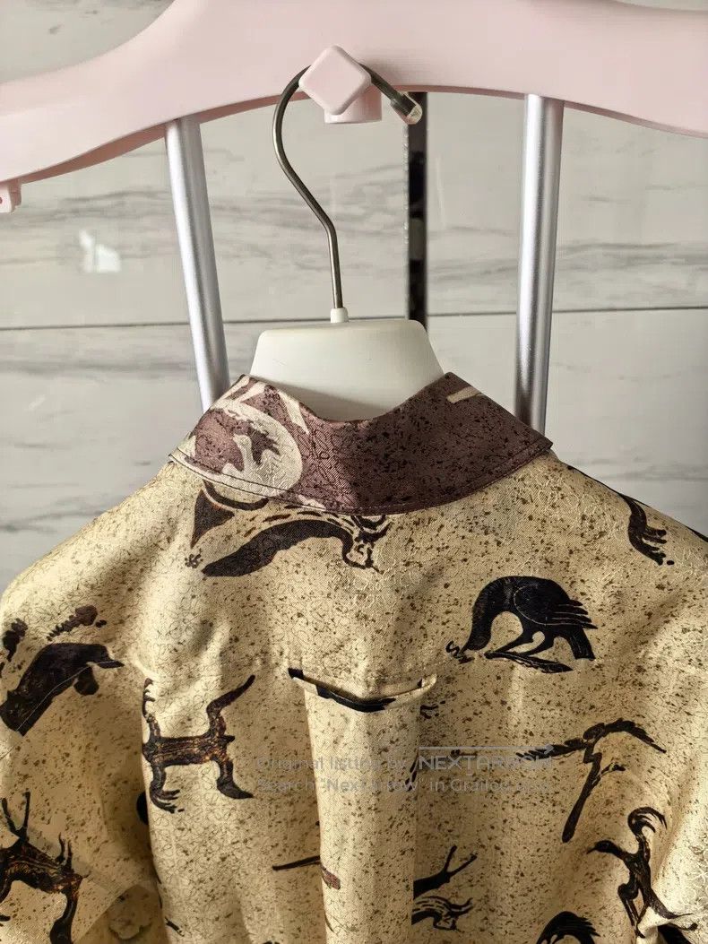 Loewe Loewe Long-sleeve oversized shirt coat with small animal p Size 4XL / US 24-26 - 5 Thumbnail