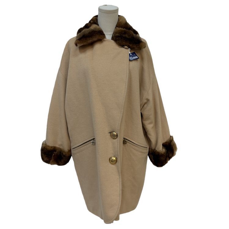 Dior Christian Dior Logo Embroidery Fur Coat Size M Size M / US 6-8 / IT 42-44 - 1 Thumbnail