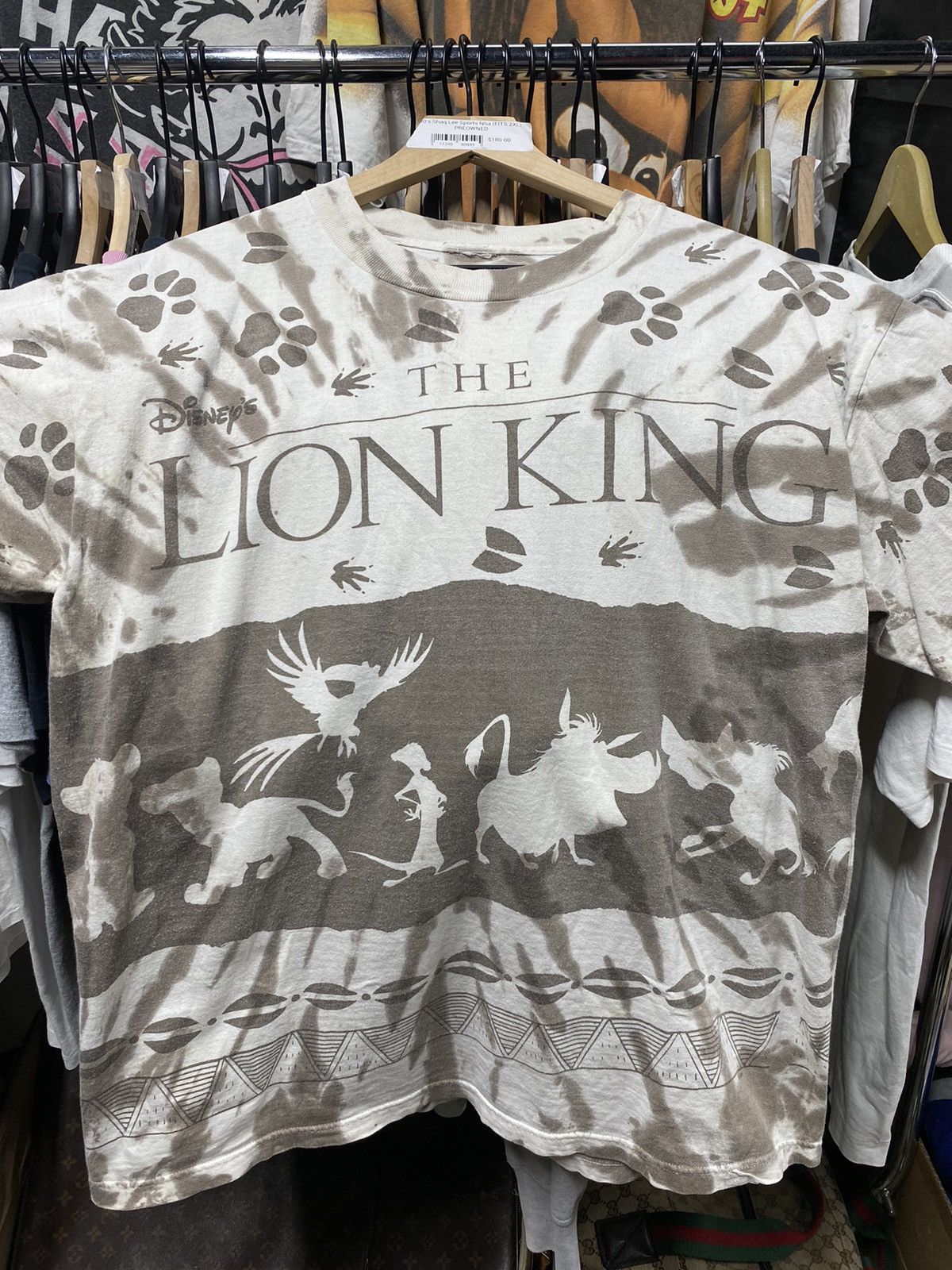 Vintage 90’s Vintage Lion King Movie Tiedye Tee Shirt Medium Size US L / EU 52-54 / 3 - 4 Thumbnail
