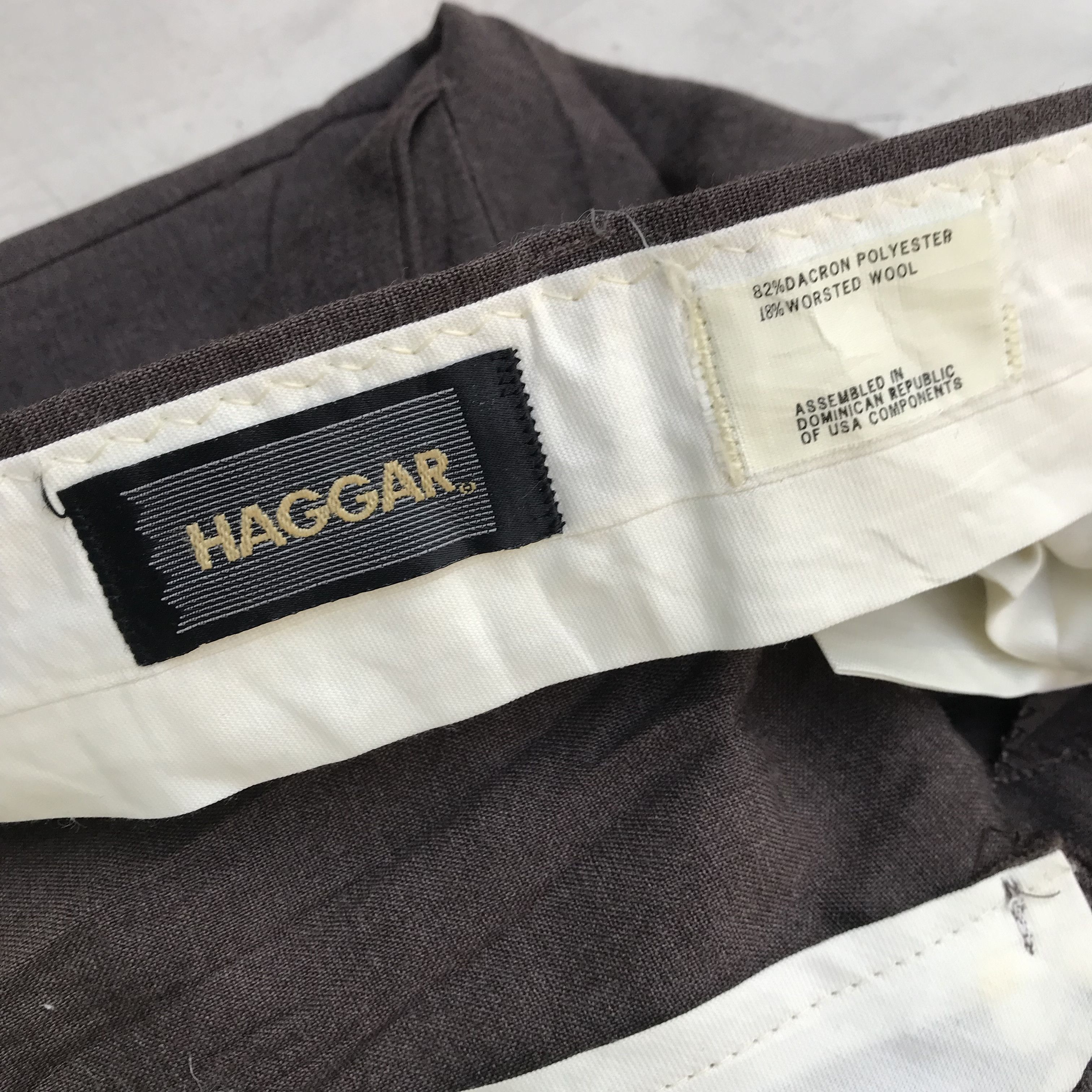 Haggar Vintage HAGGAR US slacks Sta prest Permanent Prest Trouser Size US 36 / EU 52 - 6 Thumbnail