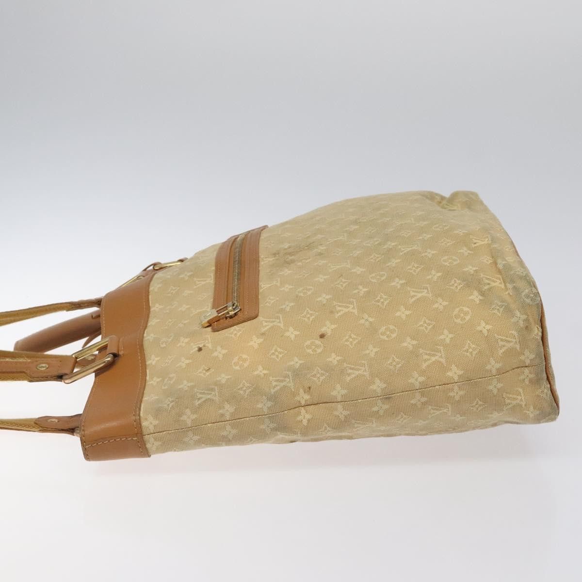 Louis Vuitton LOUIS VUITTON Monogram Mini Lucille GM Tote Bag Beige M92683 Size ONE SIZE - 4 Thumbnail