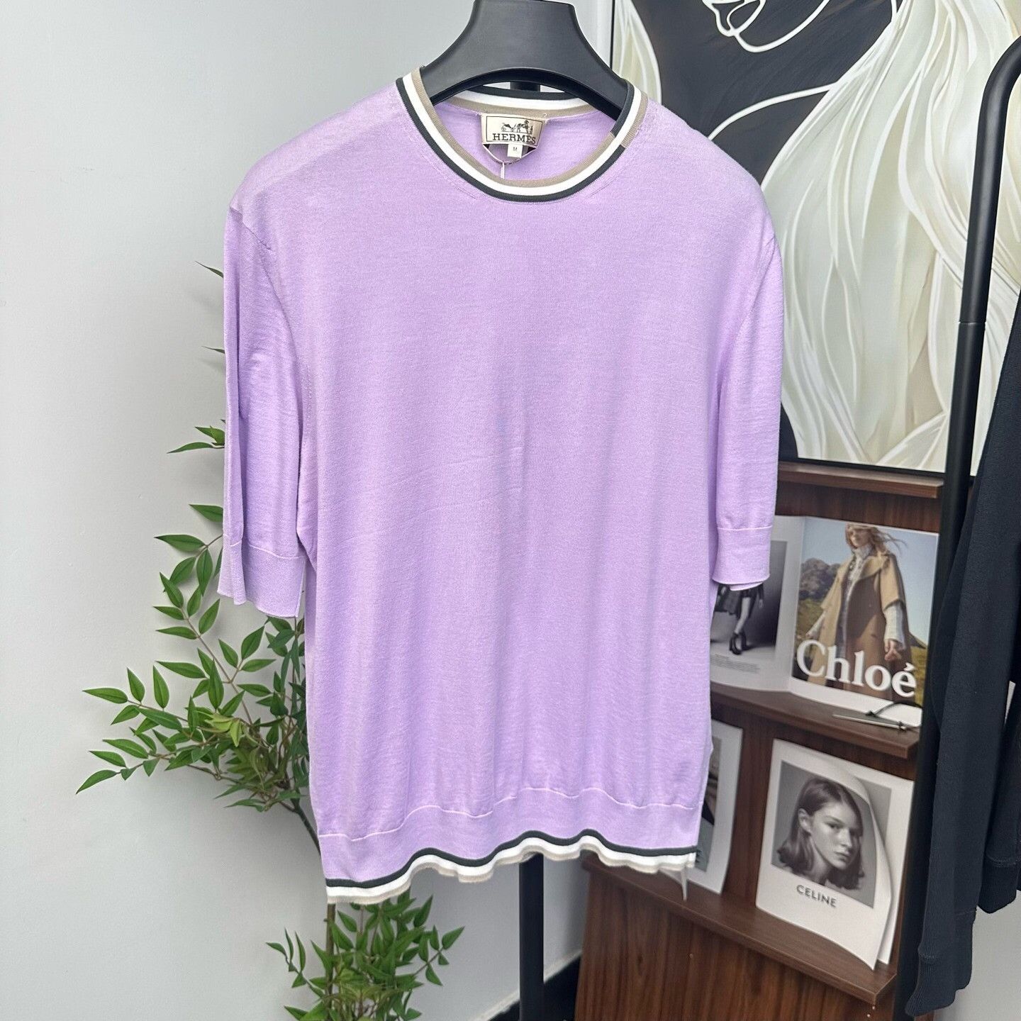 Hermes Hermes Pink Sweater M Women Size M / US 6-8 / IT 42-44 - 1 Thumbnail