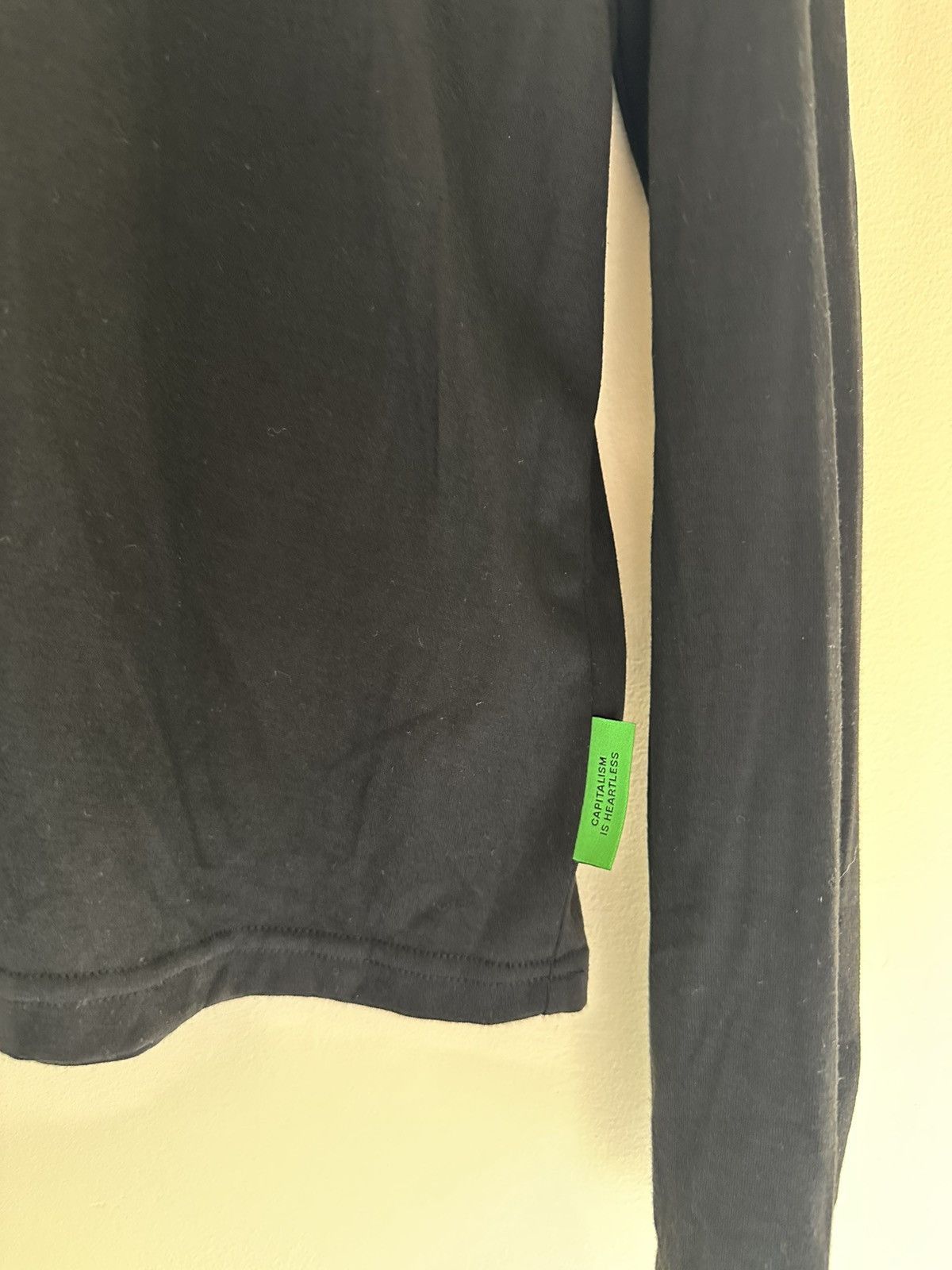 Willy Chavarria Willy Chavarria Black Long Sleeve Tee Size US M / EU 48-50 / 2 - 2 Thumbnail