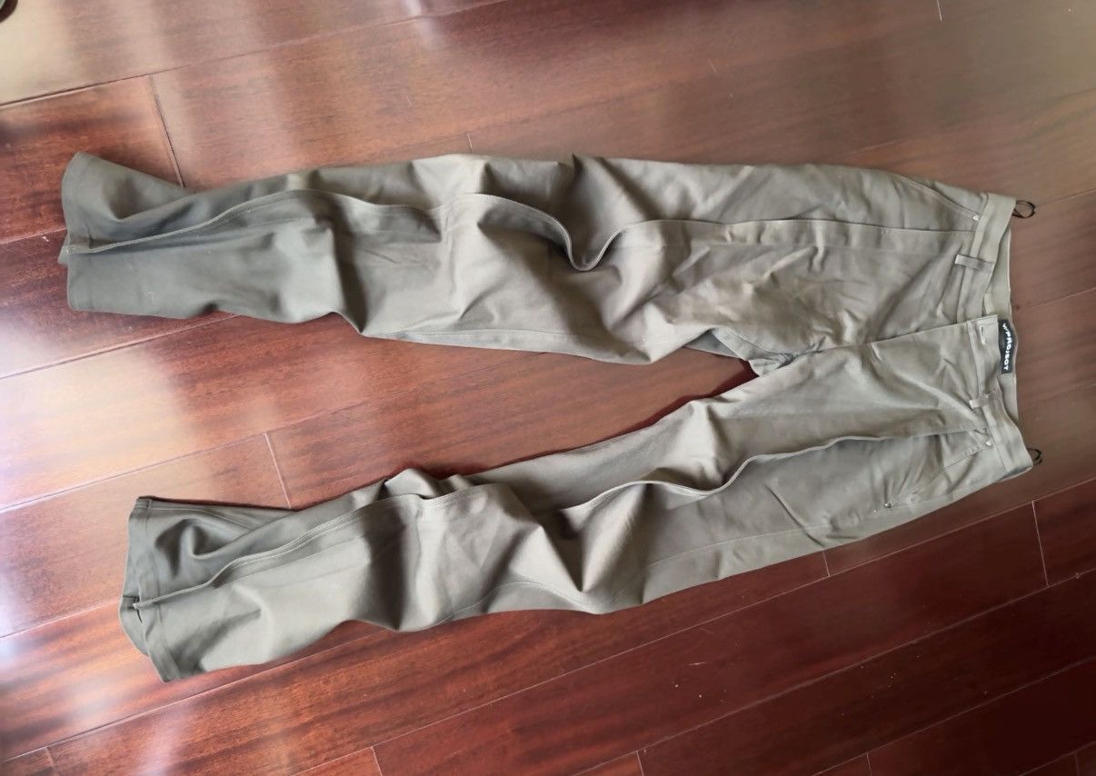Y/Project FZJT Rare Versatile Colorway Tailored Loose Sickle Pants J40 Size US 32 / EU 48 - 3 Thumbnail