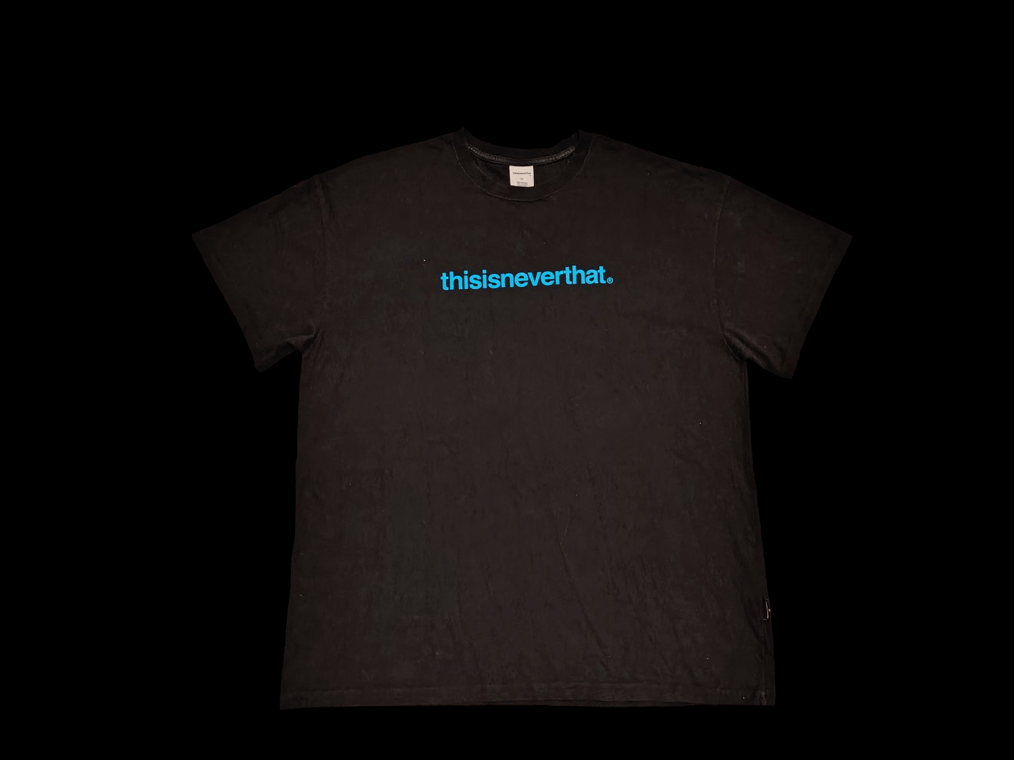 thisisneverthat Thisisneverthat Centre Logo Big Size Korean artist T shirt Size US XL / EU 56 / 4 - 1 Thumbnail