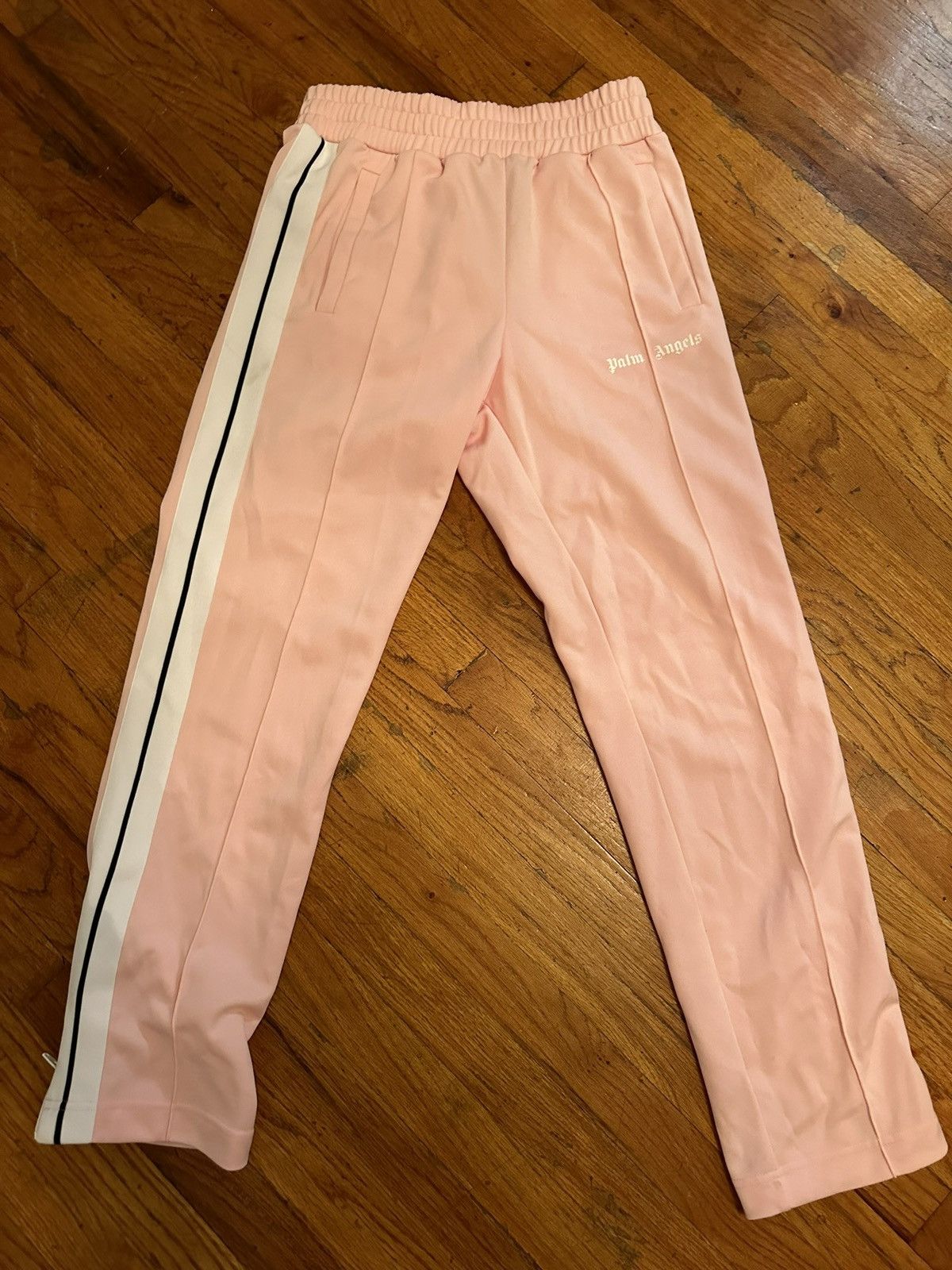 Palm Angels Pink palm angel track pants Size US 29 - 2 Thumbnail