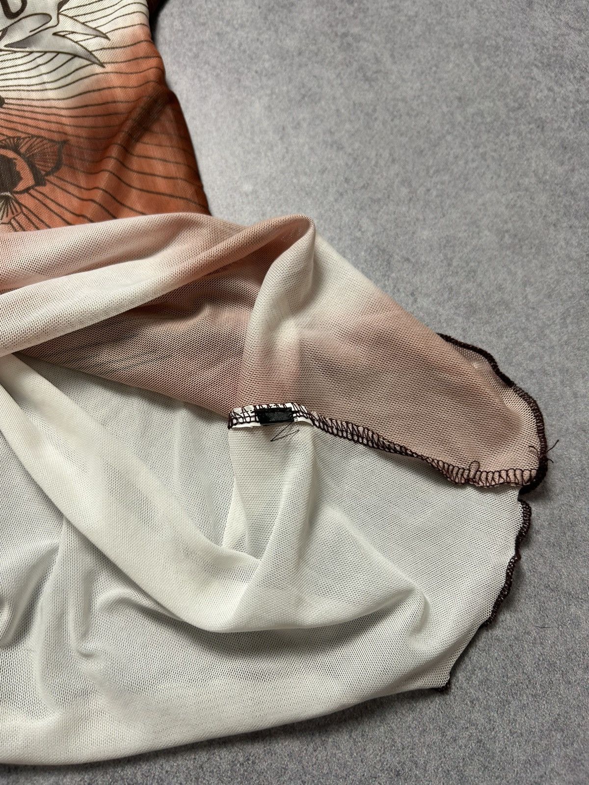 Japanese Brand × Vintage Vintage Love You Forever Longsleeve Mesh Top like JPG Size S / US 4 / IT 40 - 4 Thumbnail