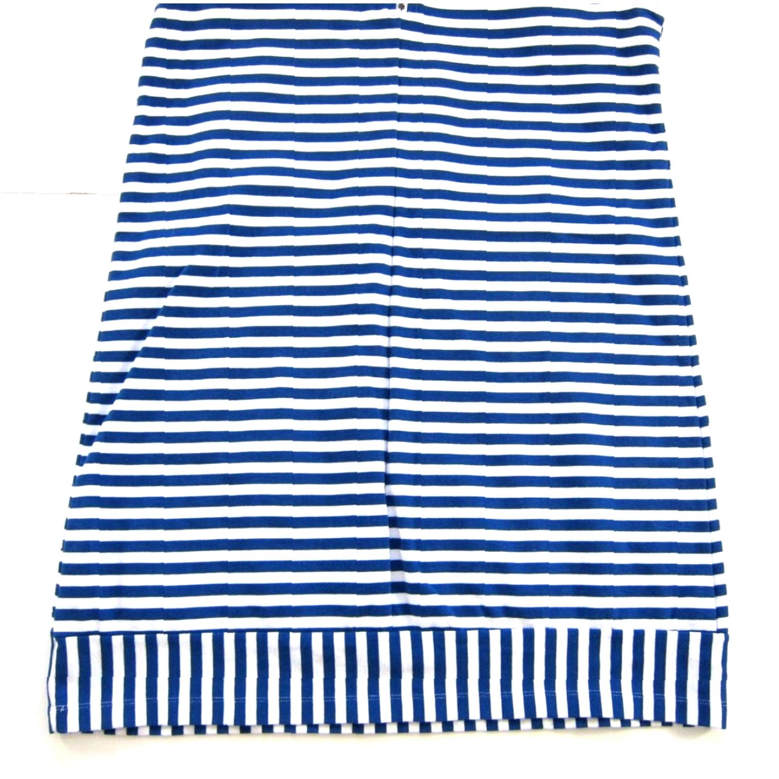 Old Navy Old Navy Cotton Stretch Blue White Stripe V-Neck Tunic Tank Dress Large Size L / US 10 / IT 46 - 6 Thumbnail