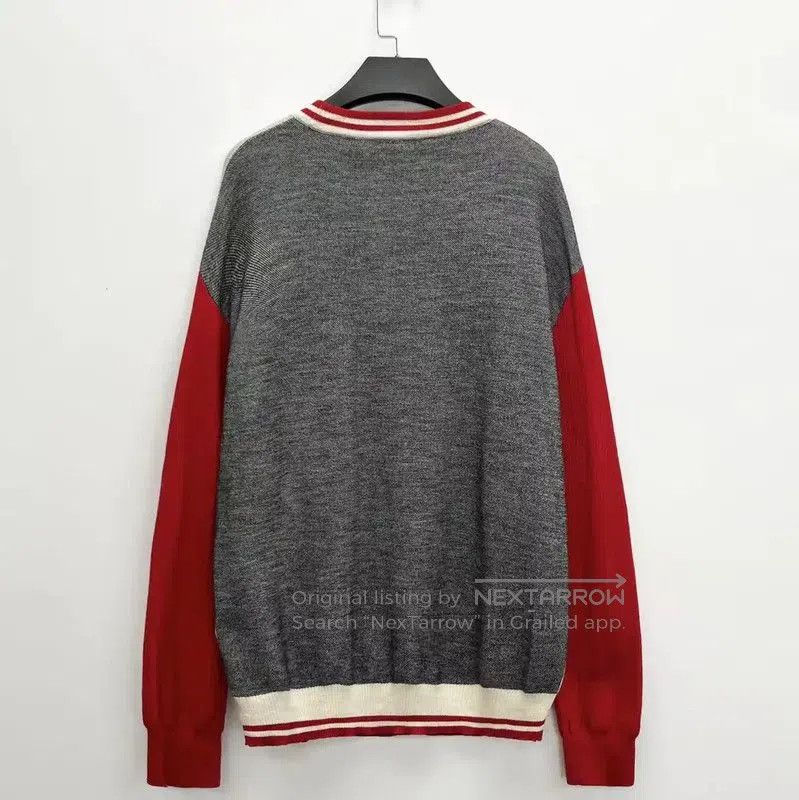 Versace Versace Grey Wool Medusa Sweater for Women . Size L / US 10 / IT 46 - 2 Thumbnail