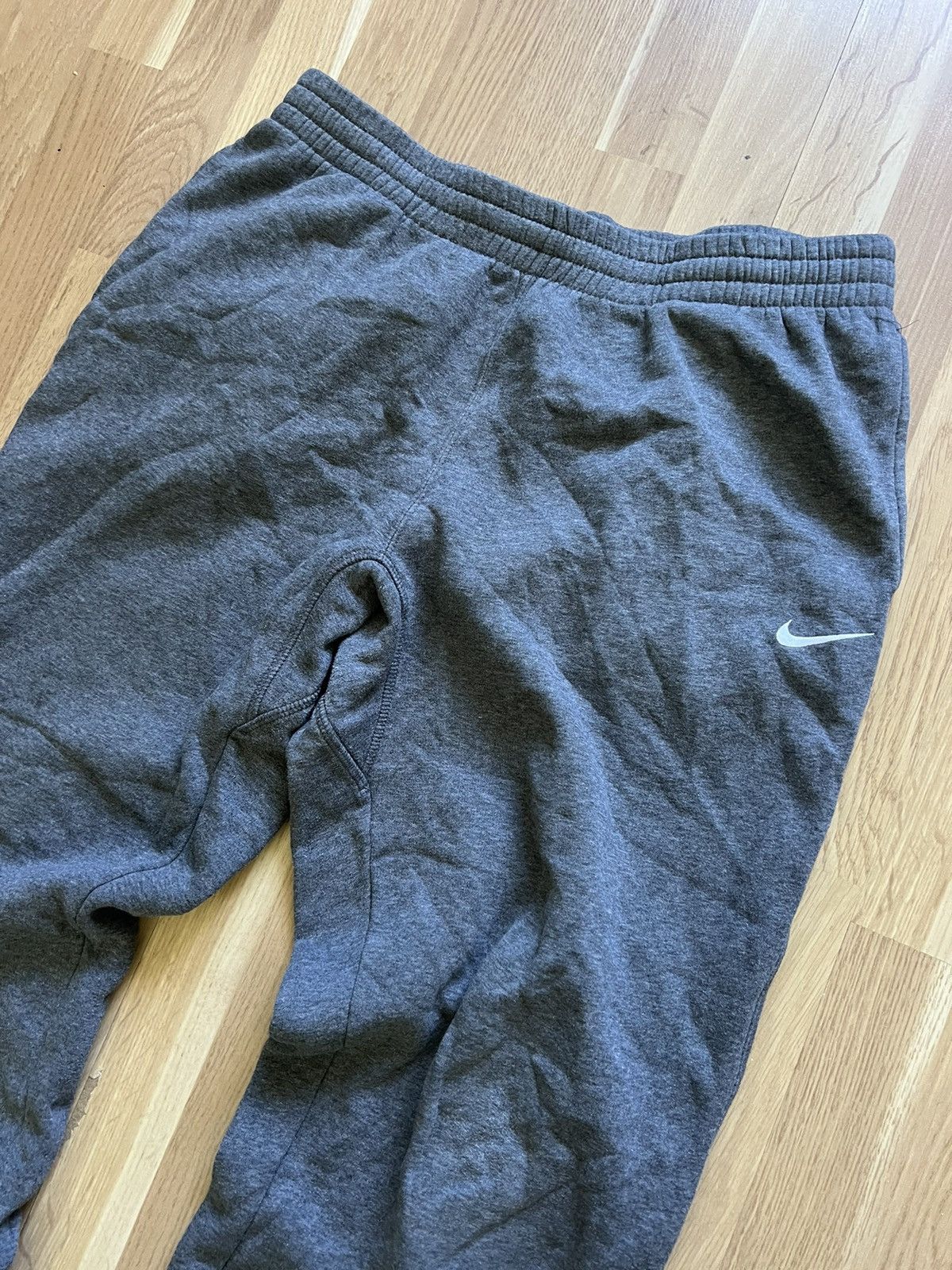 Nike Nike Vintage sweatpants 90s grey oversized drill hype Size US 33 - 3 Thumbnail