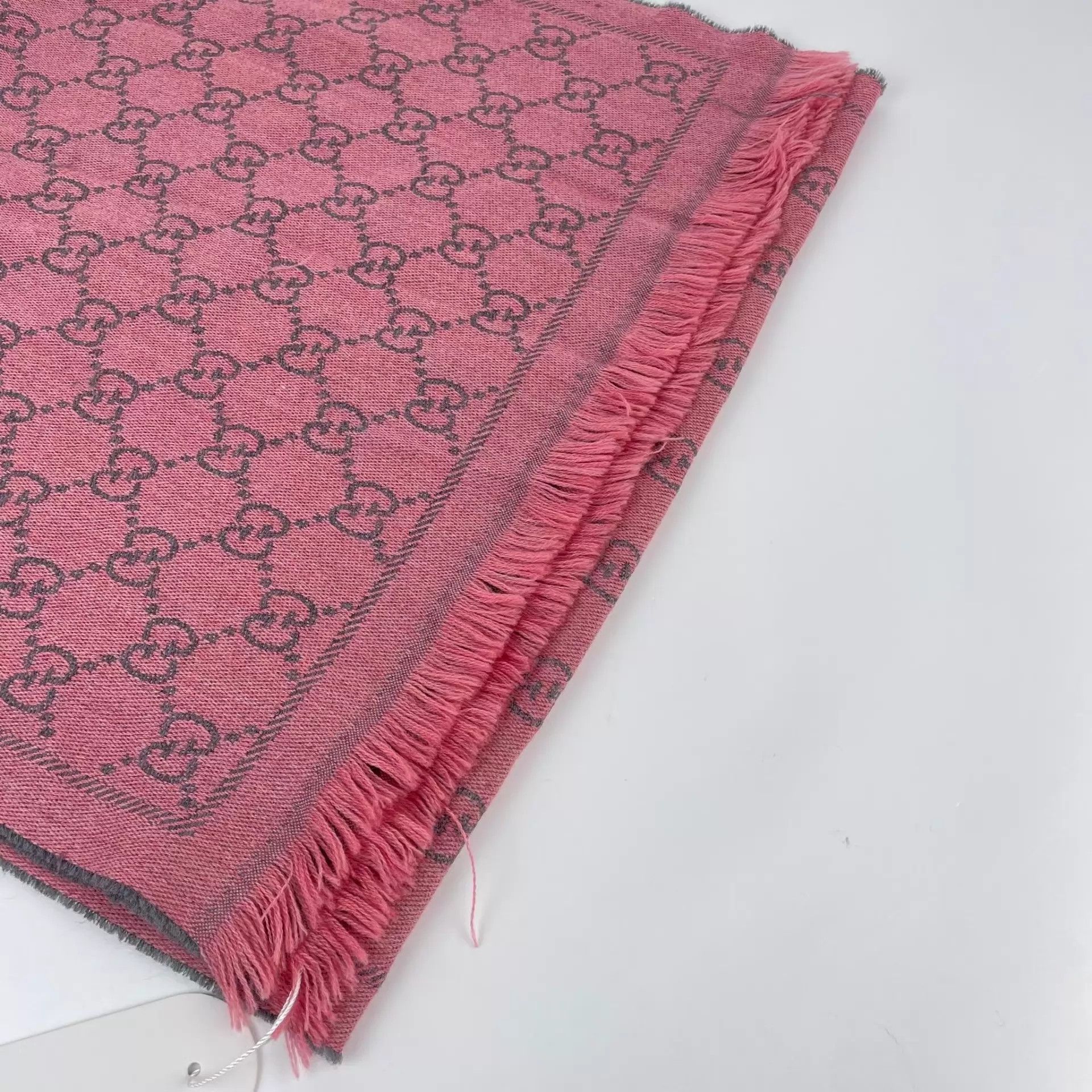 Gucci Gucci All-Over Print Wool Scarf Size ONE SIZE - 4 Thumbnail