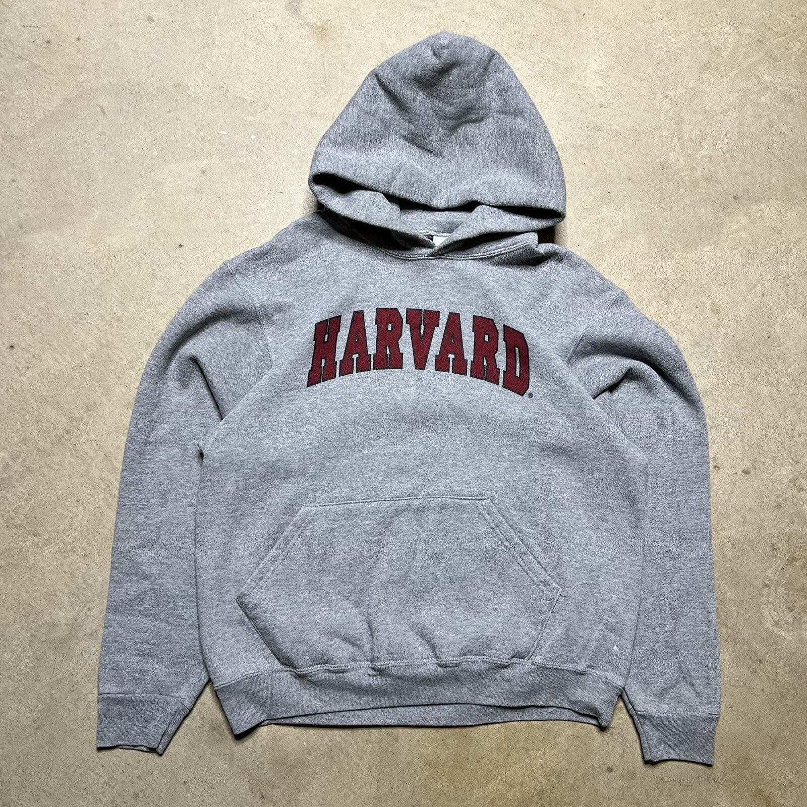Other Vintage 90s Harvard University Grey Hoodie Made In USA Size US M / EU 48-50 / 2 - 1 Thumbnail