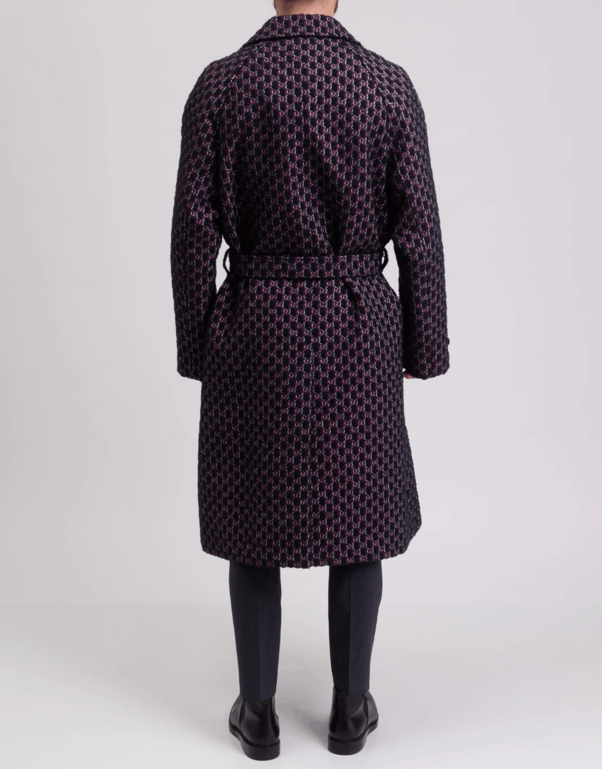 Gucci GUCCI Monogram Tweed Coat Size US L / EU 52-54 / 3 - 3 Thumbnail