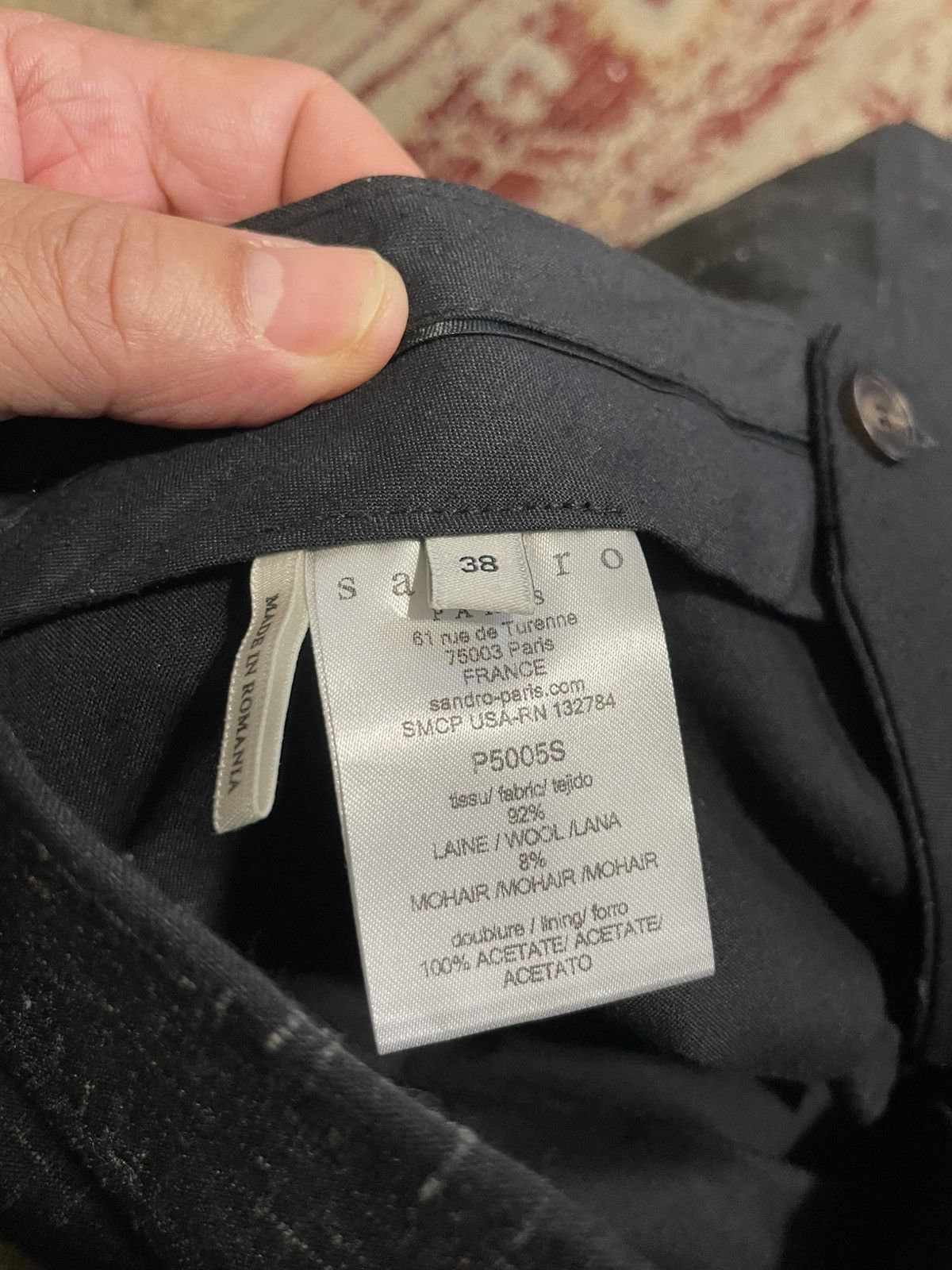 Sandro Wool & Mohair FF trousers Size US 30 / EU 46 - 9 Thumbnail