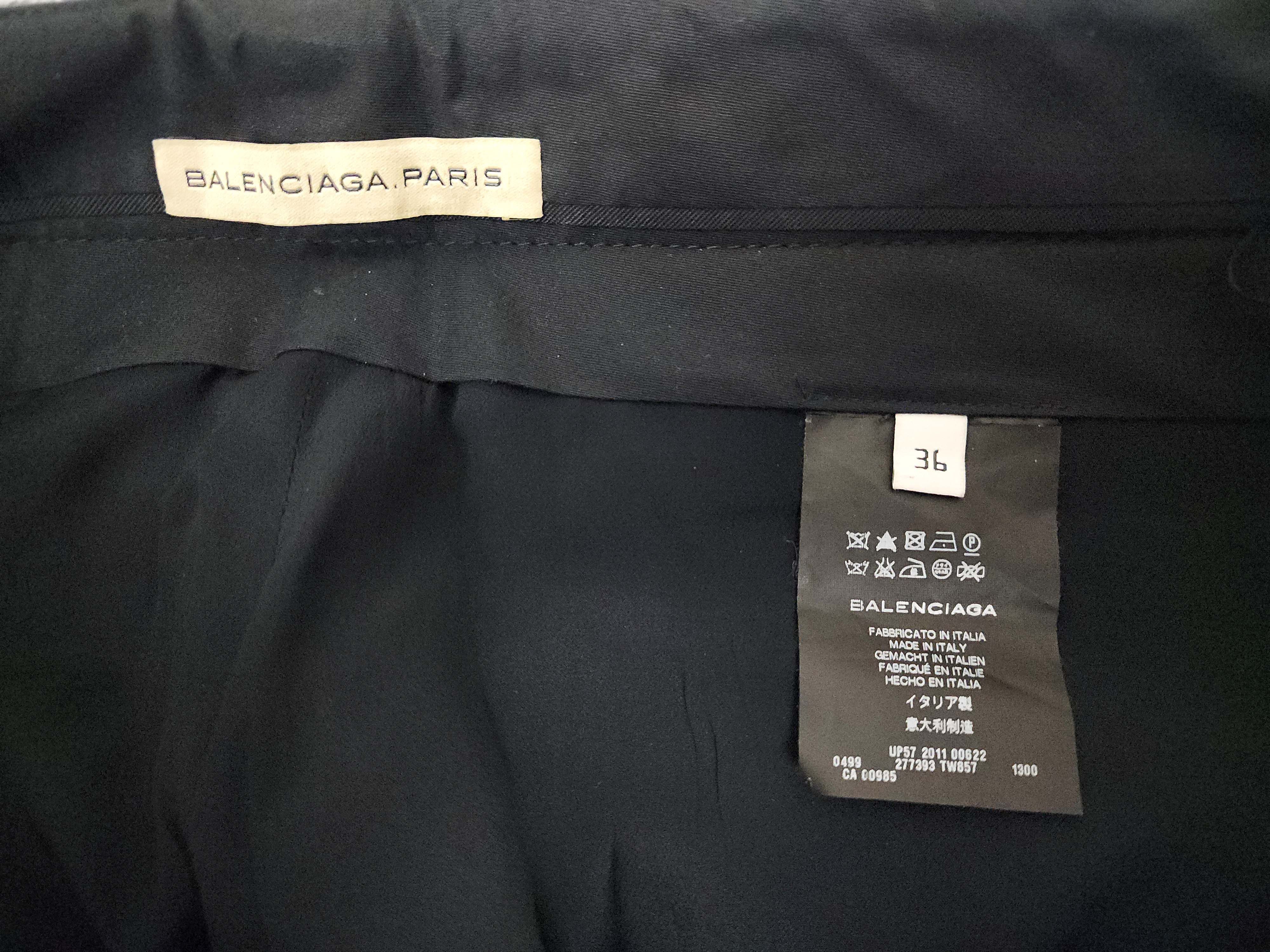 Balenciaga S/S 2011 Ghesquière Textured Tapered Pants FR36/US6 Size 28" / US 6 / IT 42 - 9 Thumbnail