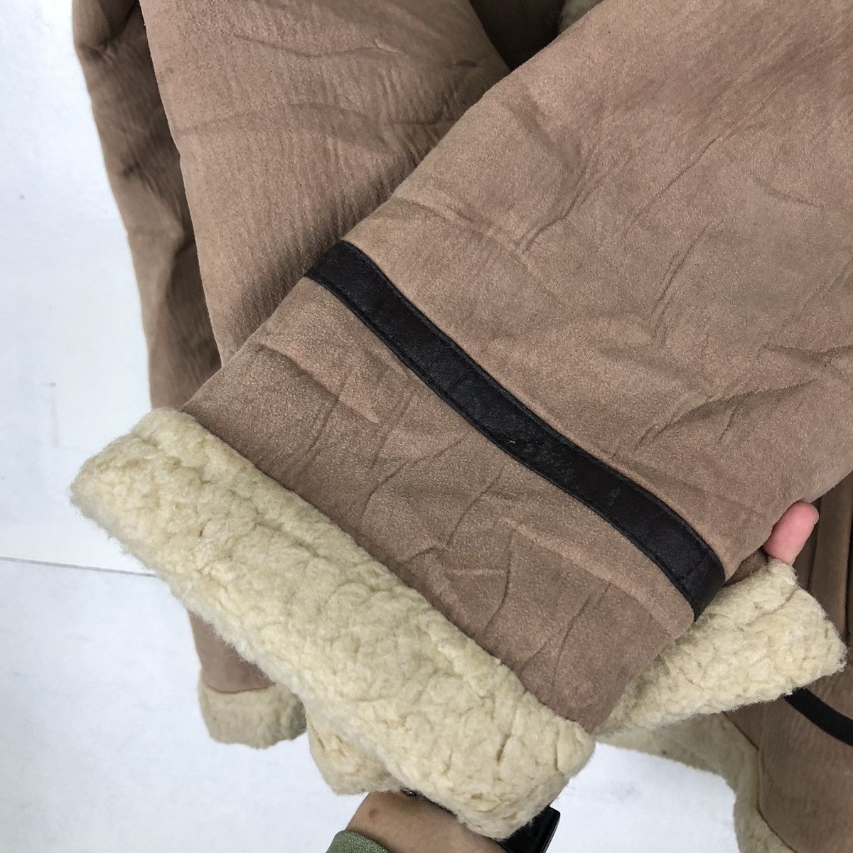 Japanese Brand 🔥RARE DUFFLE LONG JACKET MINK FUR LINING KHS UNION MADE Size US L / EU 52-54 / 3 - 12 Thumbnail
