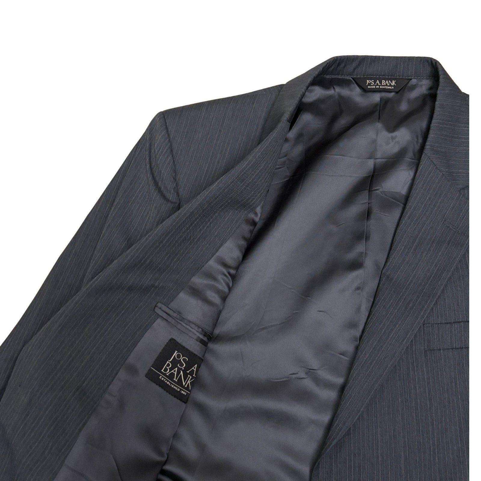 Jos. A. Bank Jos A Bank Suit Gray Blazer & Pants Business Large (42R) Size 42R - 3 Thumbnail