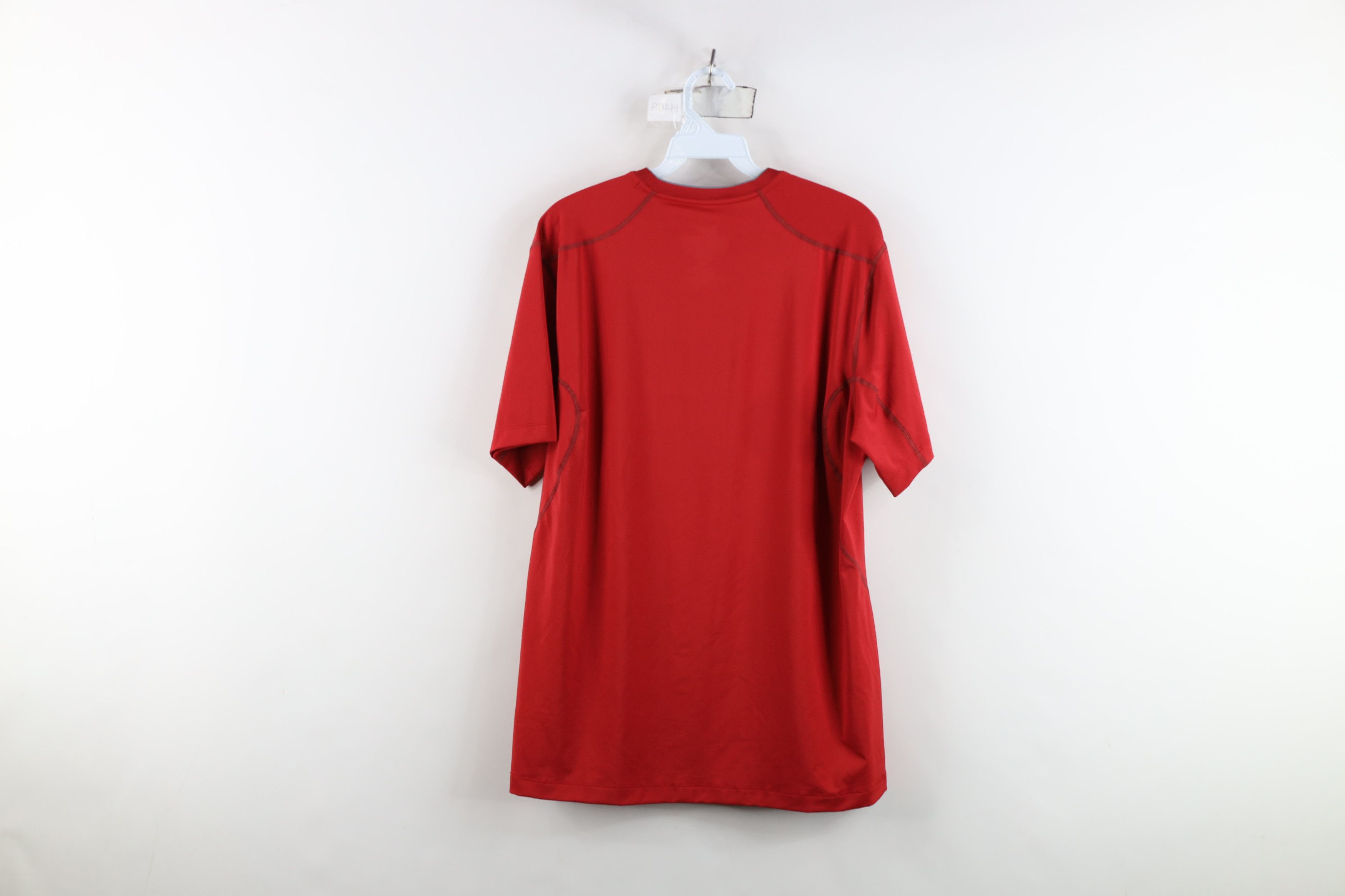 Nike Nike Pro Combat Compression Training Gym T-Shirt Red Size US L / EU 52-54 / 3 - 12 Thumbnail