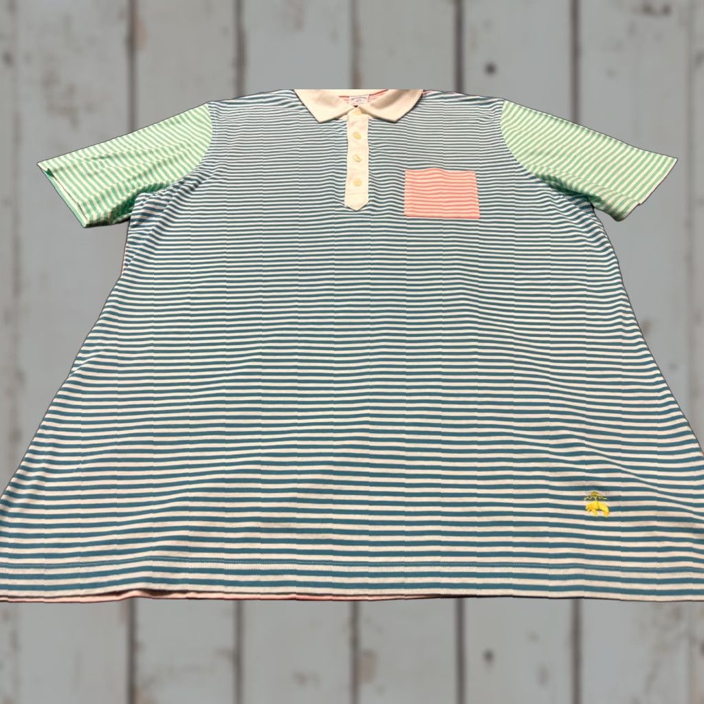 Brooks Brothers Brooks Brothers 1818 XXL 2XL Multicolor Striped Polo Shirt Men Size US XXL / EU 58 / 5 - 1 Thumbnail
